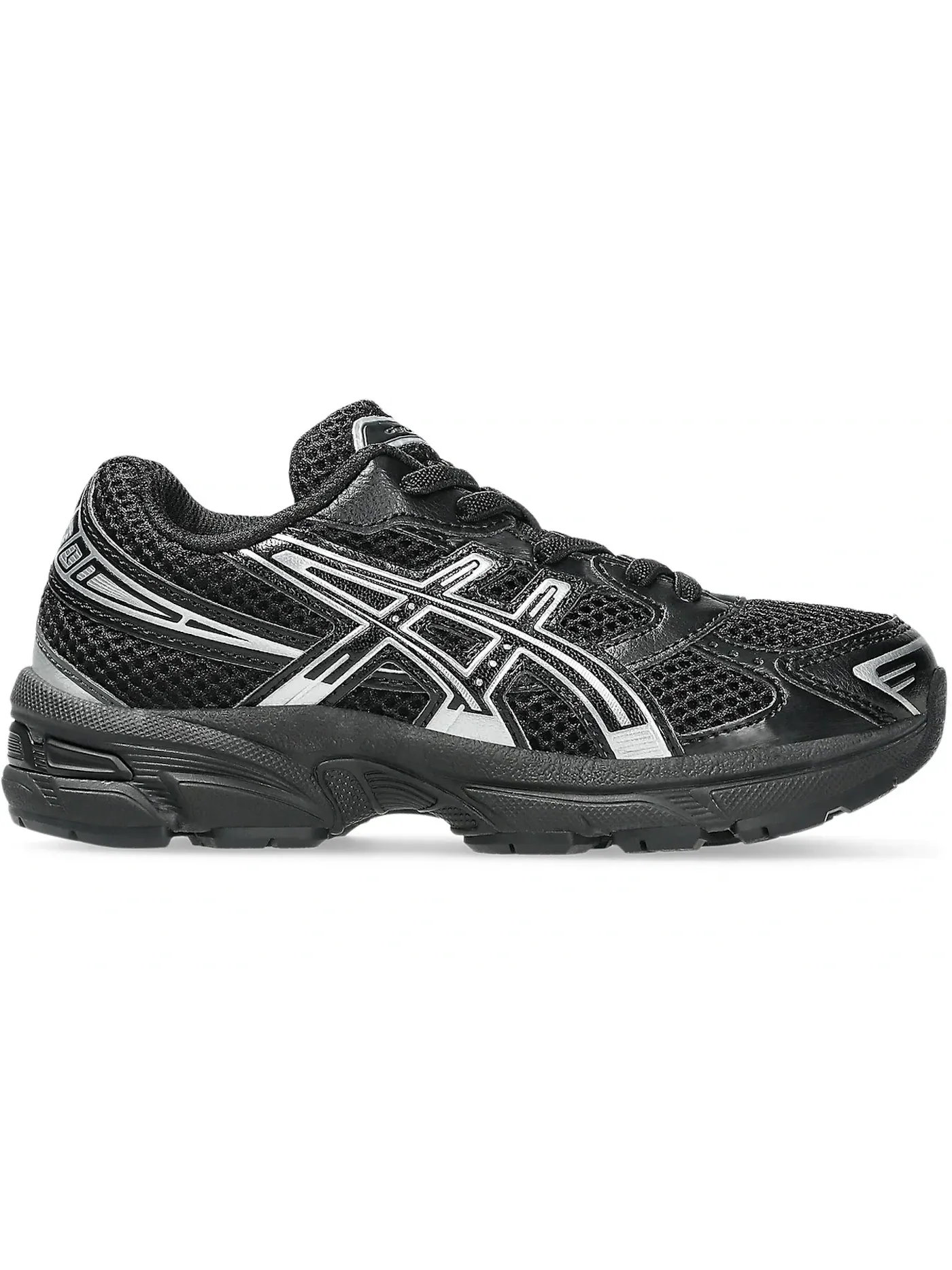 Детские кроссовки ретро-беговые GEL-1130 ASICS — изображение 1 из 1, черный/серебристый