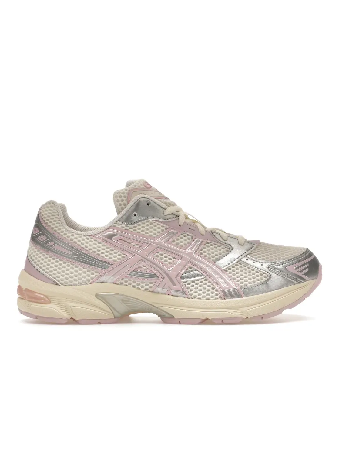 Женские кроссовки с ретро-дизайном ASICS Gel-1130 — изображение 1 из 4, кремовый/розовый