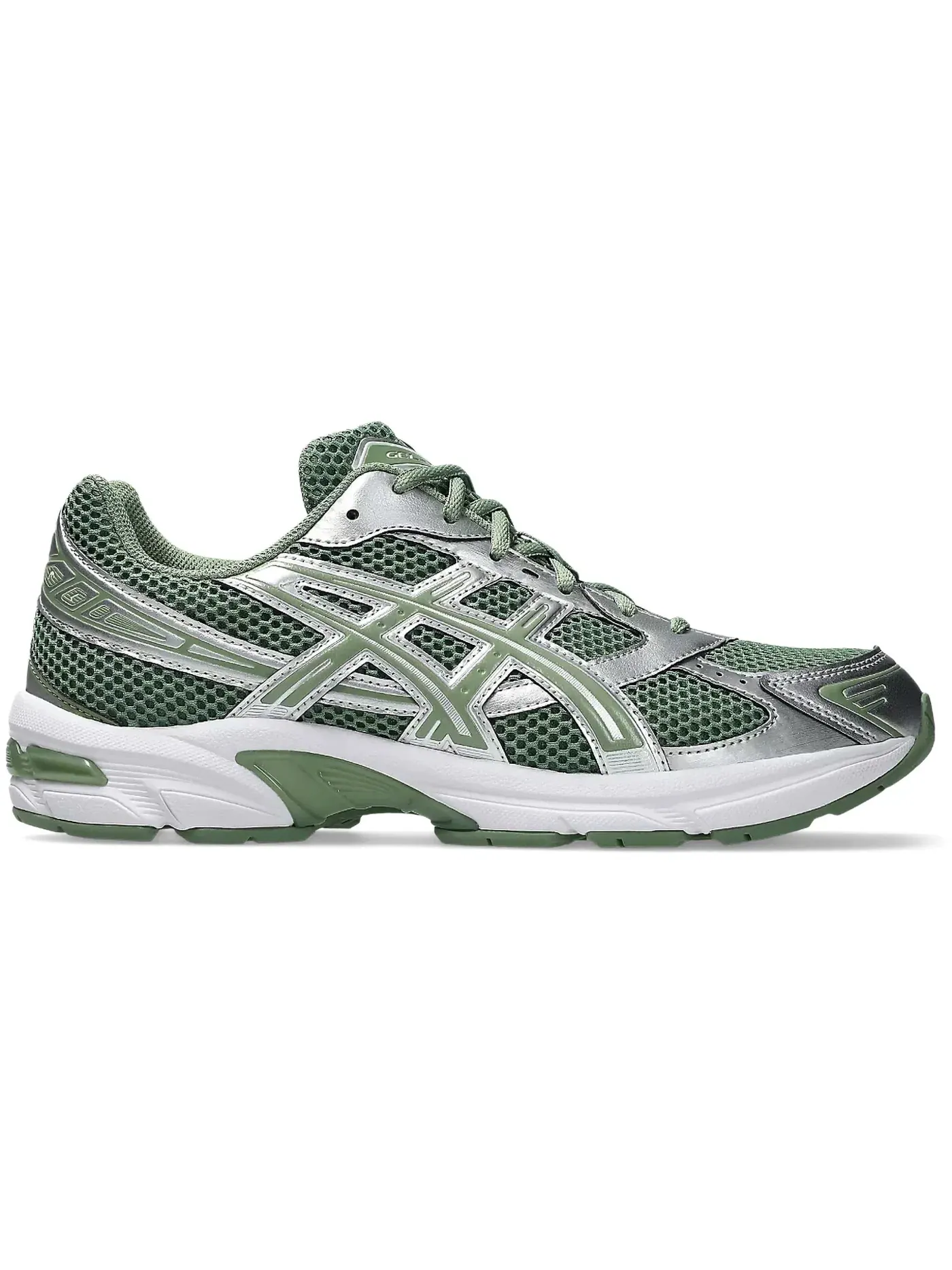 Мужские кроссовки Lifestyle с гелевой амортизацией ASICS Gel-1130 — изображение 1 из 1, зеленый/серебристый