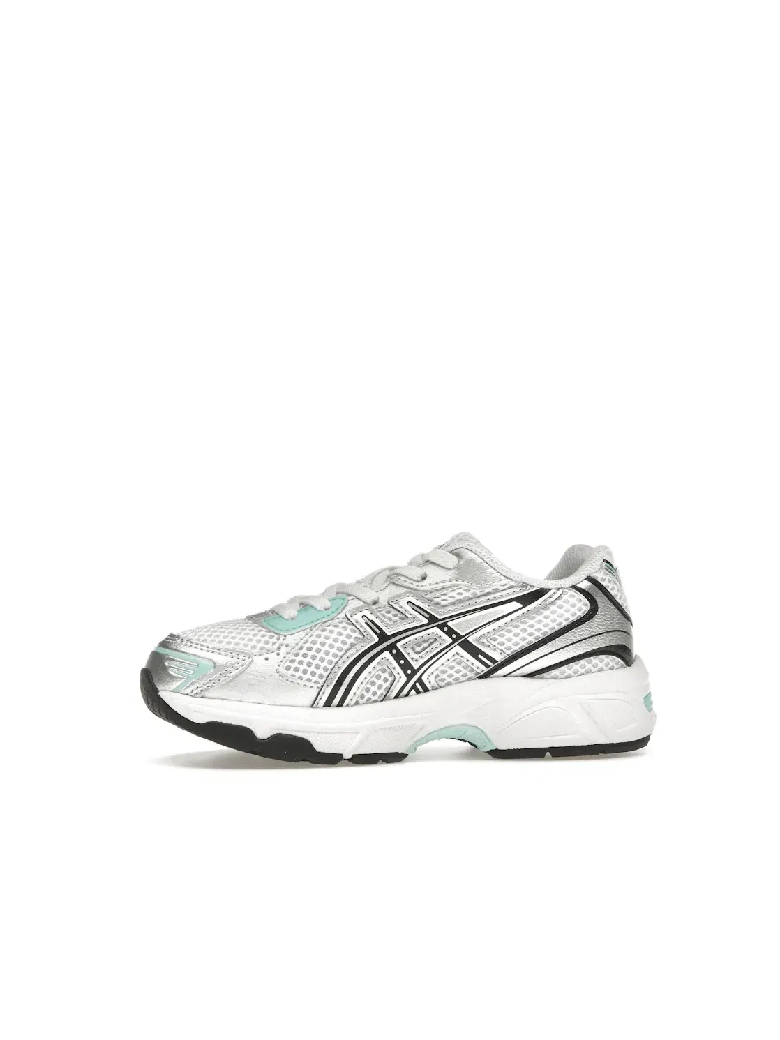 Детские кроссовки с повседневным дизайном ASICS Gel-1130 — изображение 3 из 4, белый голубой