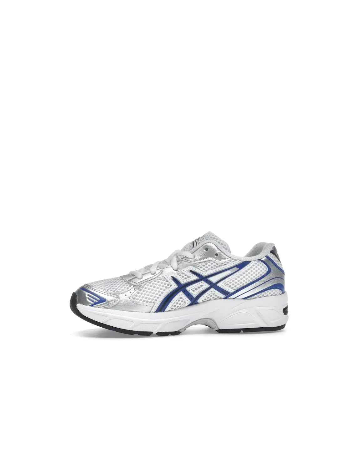 Детские кроссовки Lifestyle с серебристыми деталями ASICS Gel-1130 — изображение 3 из 4, белый/синий/серебристый