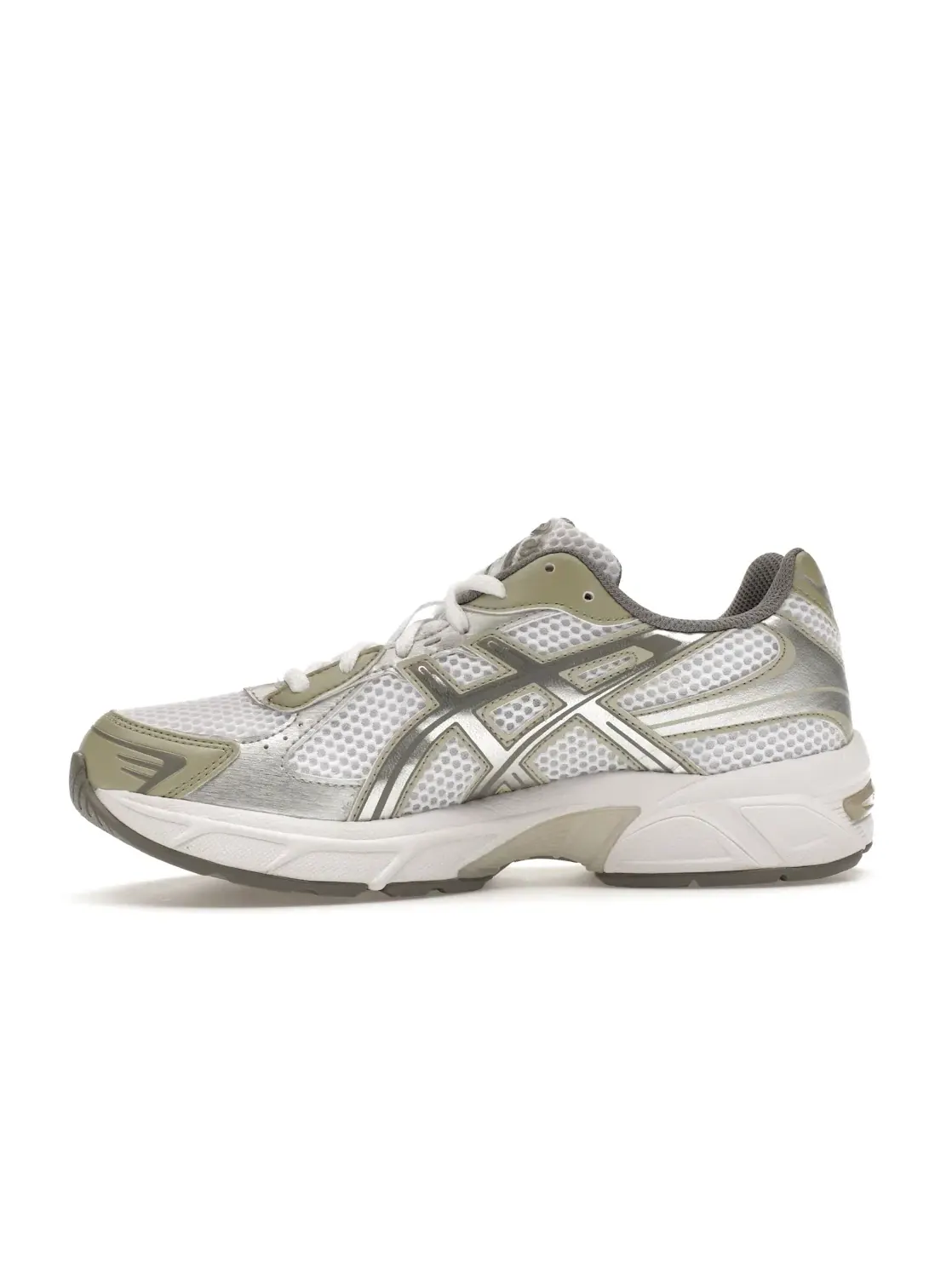 Женские кроссовки с ретро-дизайном ASICS Gel-1130 — изображение 3 из 4, белый/зеленый