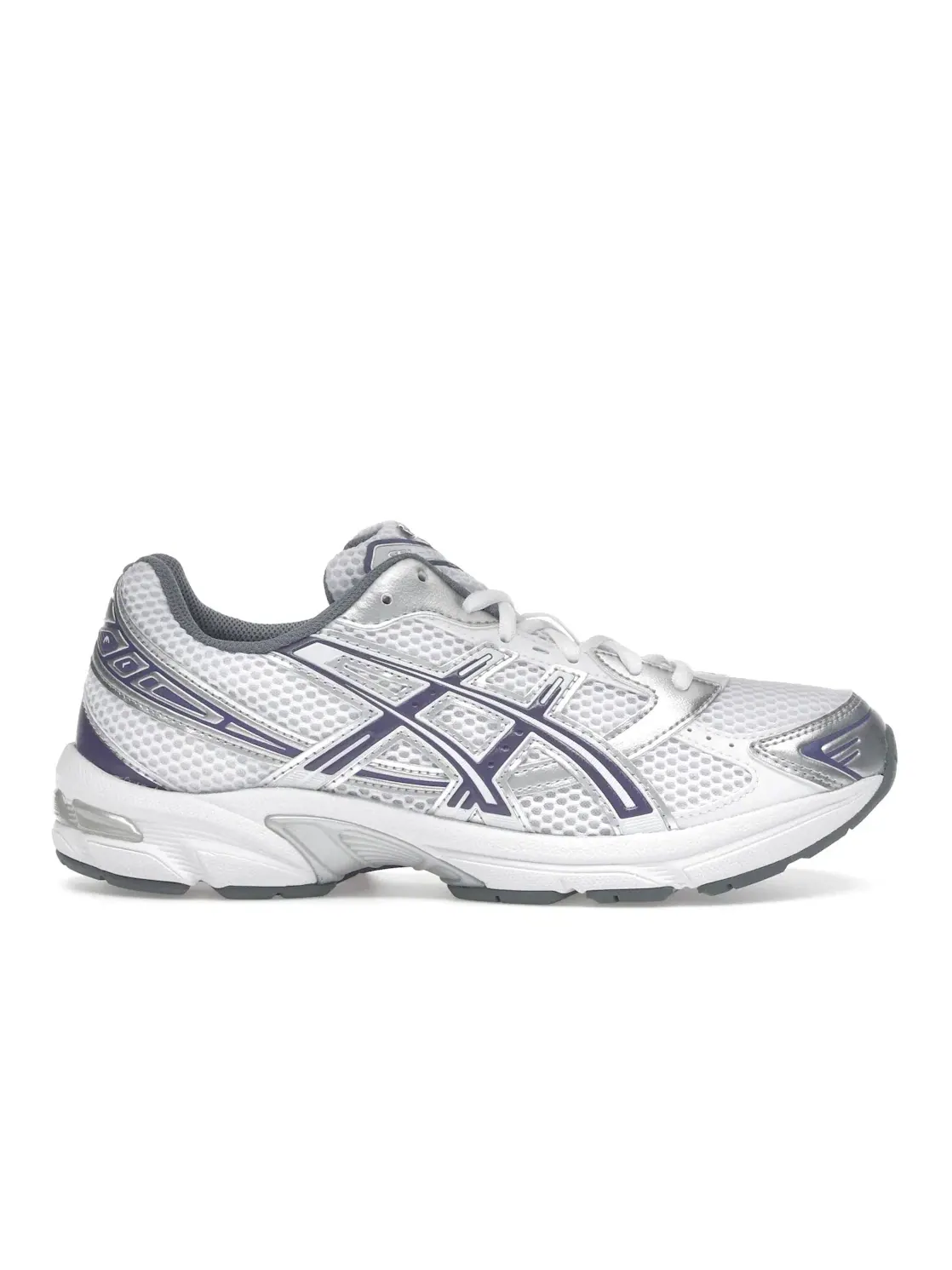 Женские кроссовки с сетчатым верхом ASICS Gel-1130 — изображение 1 из 4, белый фиолетовый