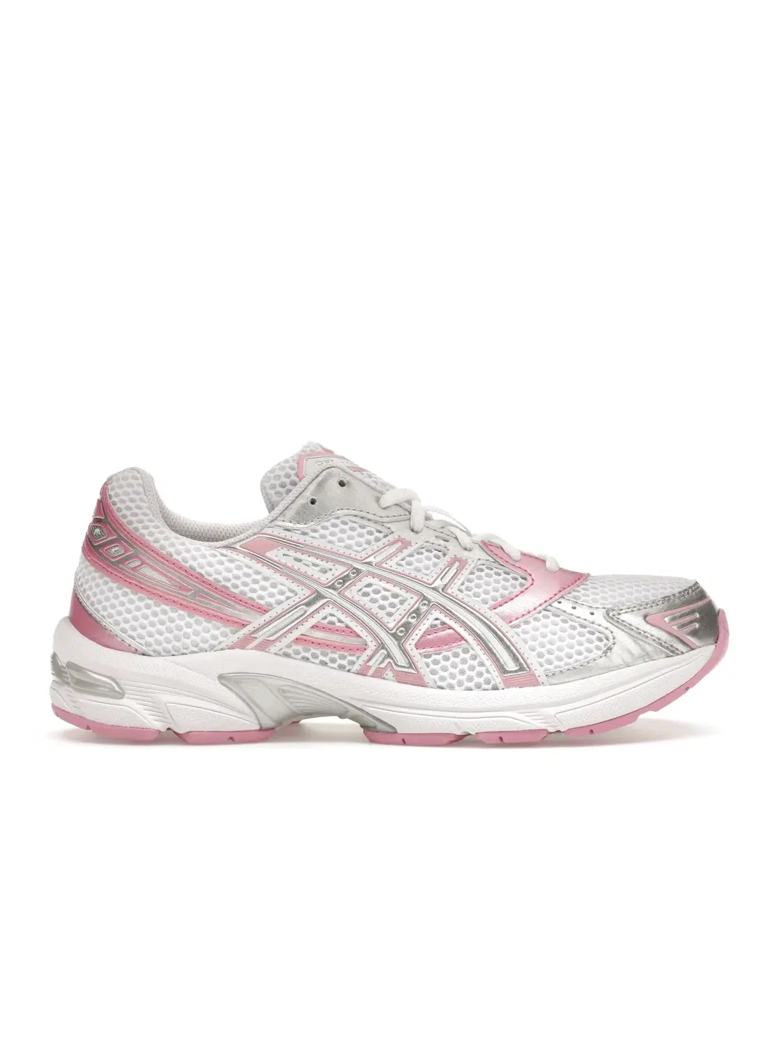 Женские кроссовки с замшевыми накладками ASICS Gel-1130 — изображение 1 из 4, белый/серебристый