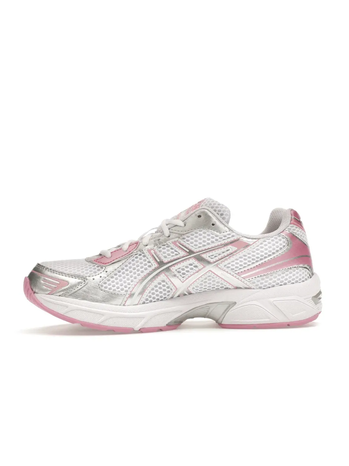 Женские кроссовки с замшевыми накладками ASICS Gel-1130 — изображение 3 из 4, белый/серебристый