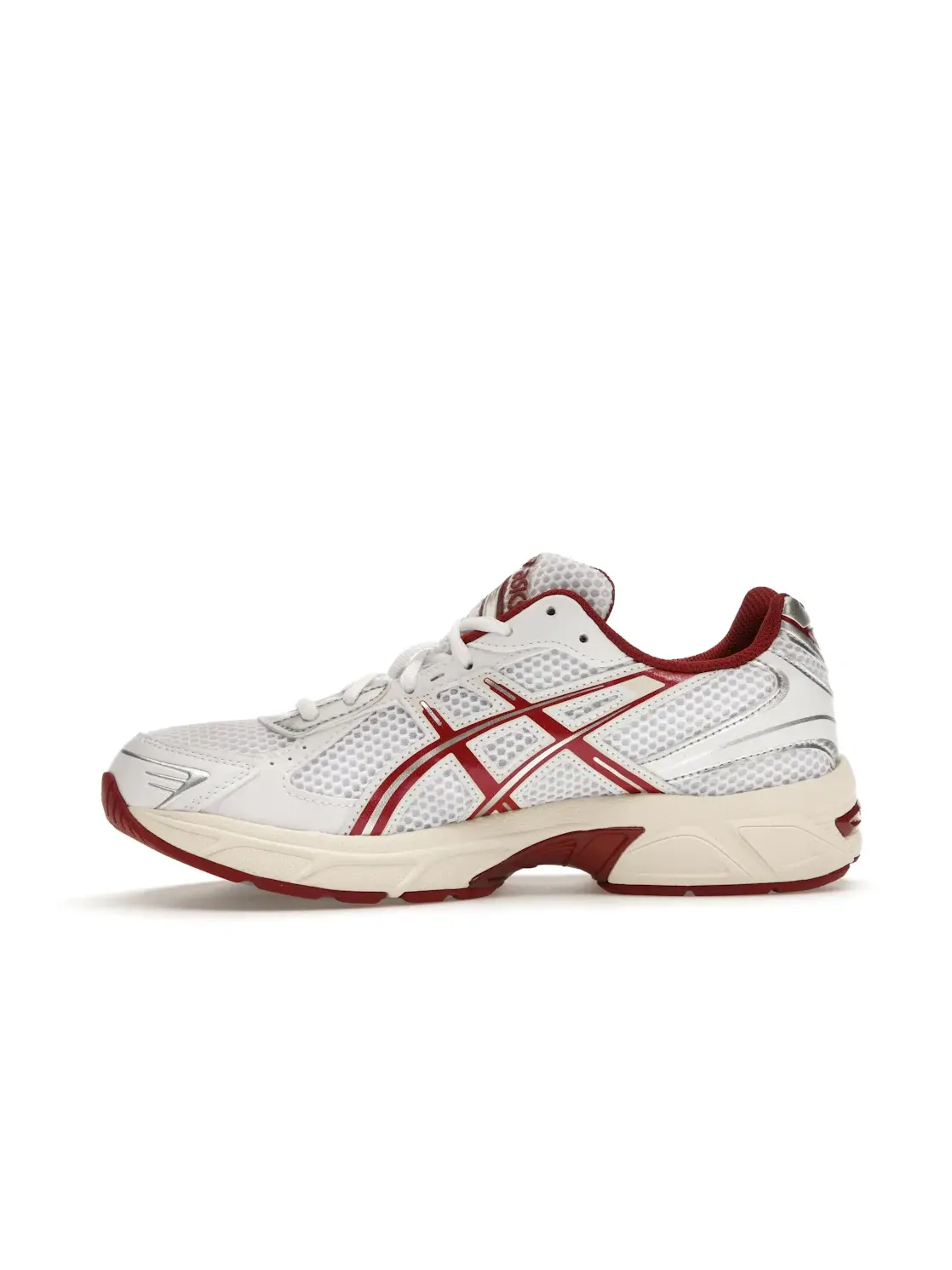 Женские кроссовки с гелевой амортизацией ASICS Gel-1130 — изображение 3 из 4, белый красный