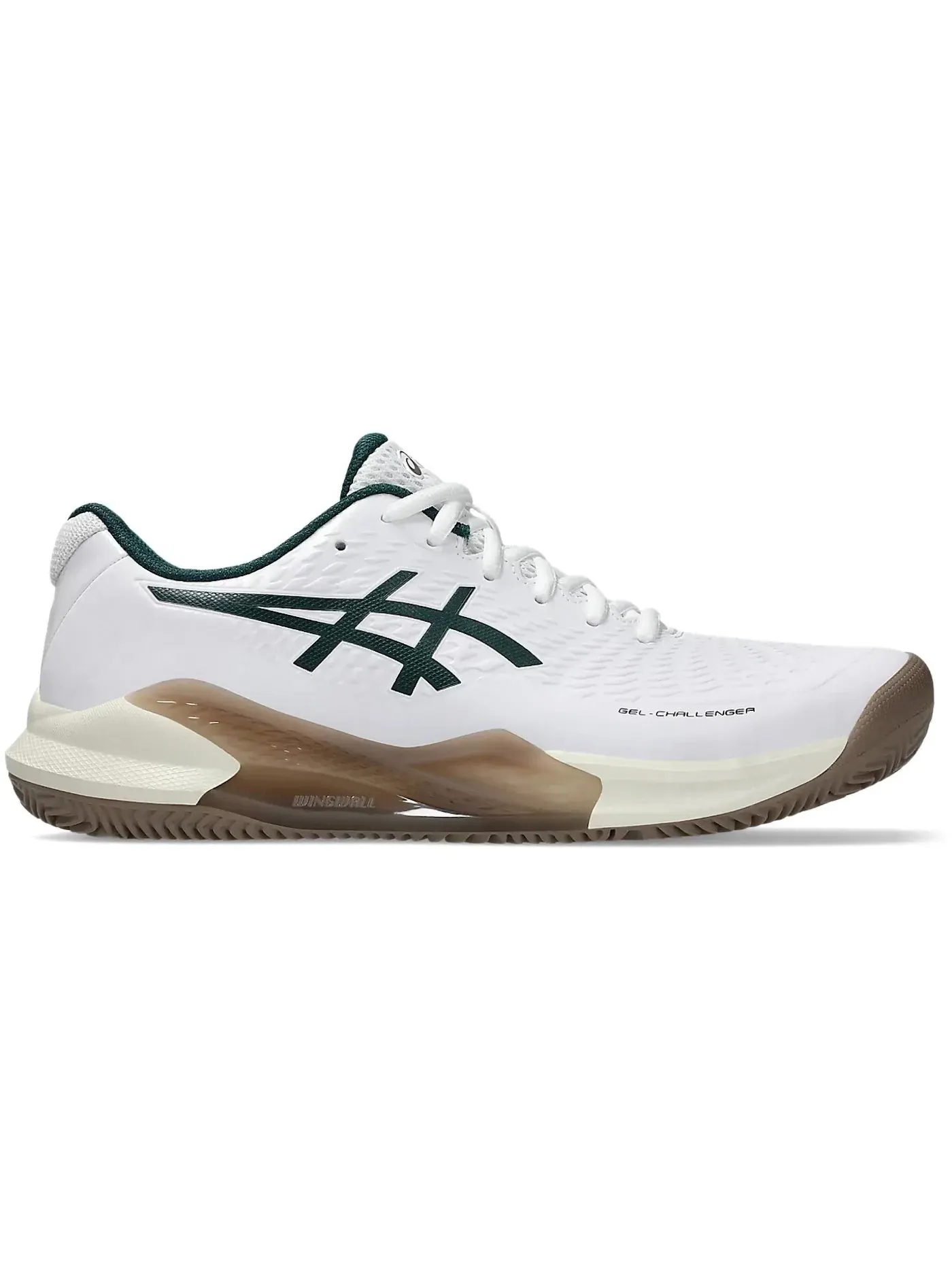 Мужские кроссовки для корта ASICS Gel-Challenger 14 Clay — изображение 1 из 1, белый/зеленый