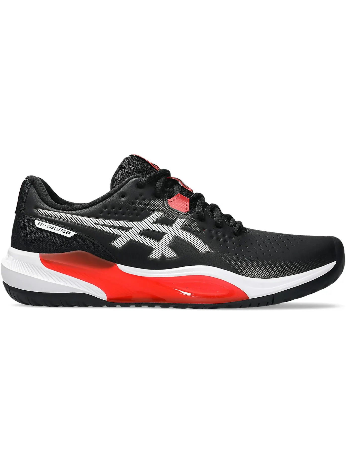 Мужские кроссовки для тенниса ASICS Gel-Challenger 15 — изображение 1 из 1, черный/красный
