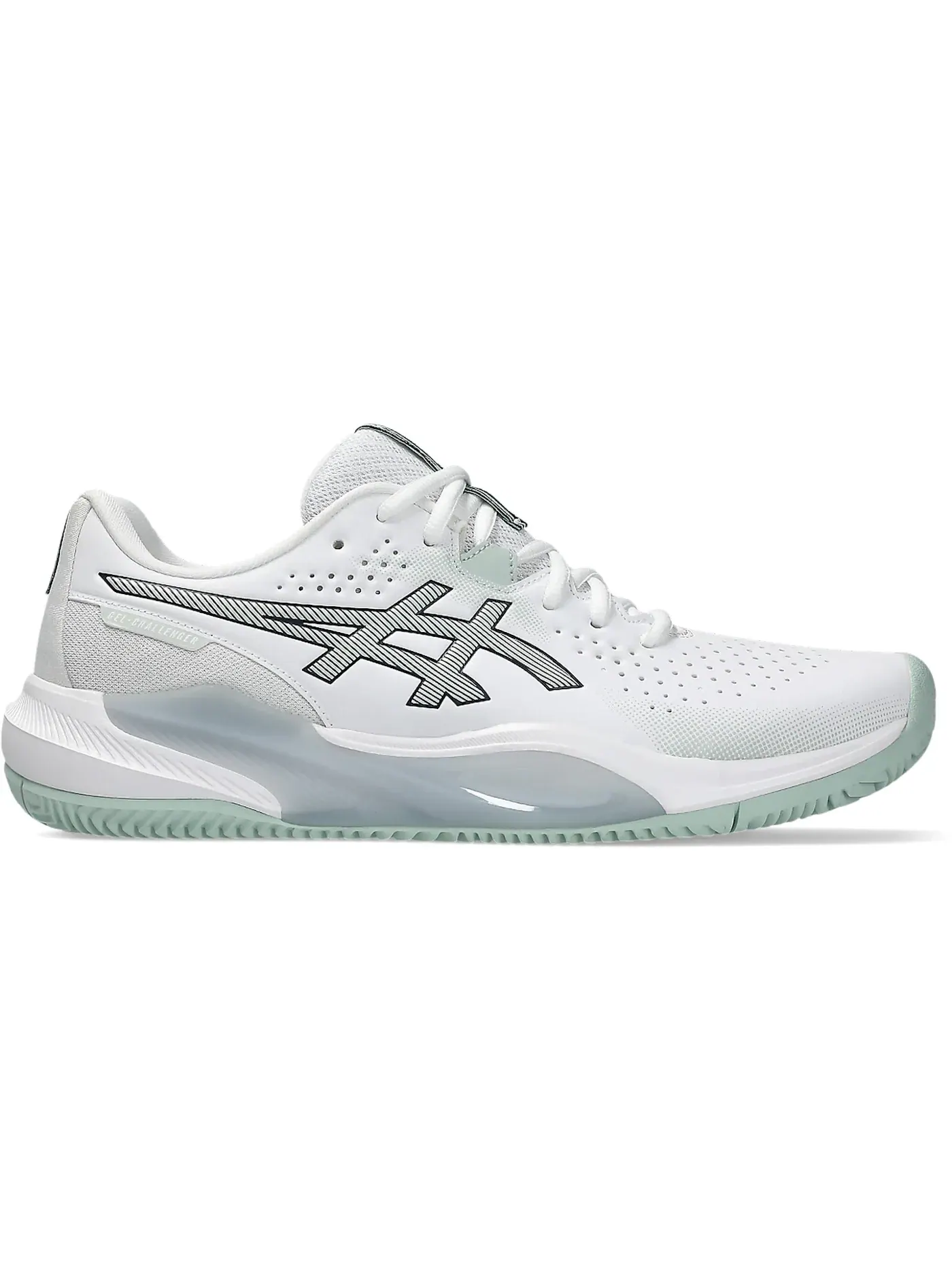 Мужские кроссовки для корта с гелевой амортизацией ASICS Gel-Challenger 15 Clay — изображение 1 из 1, белый