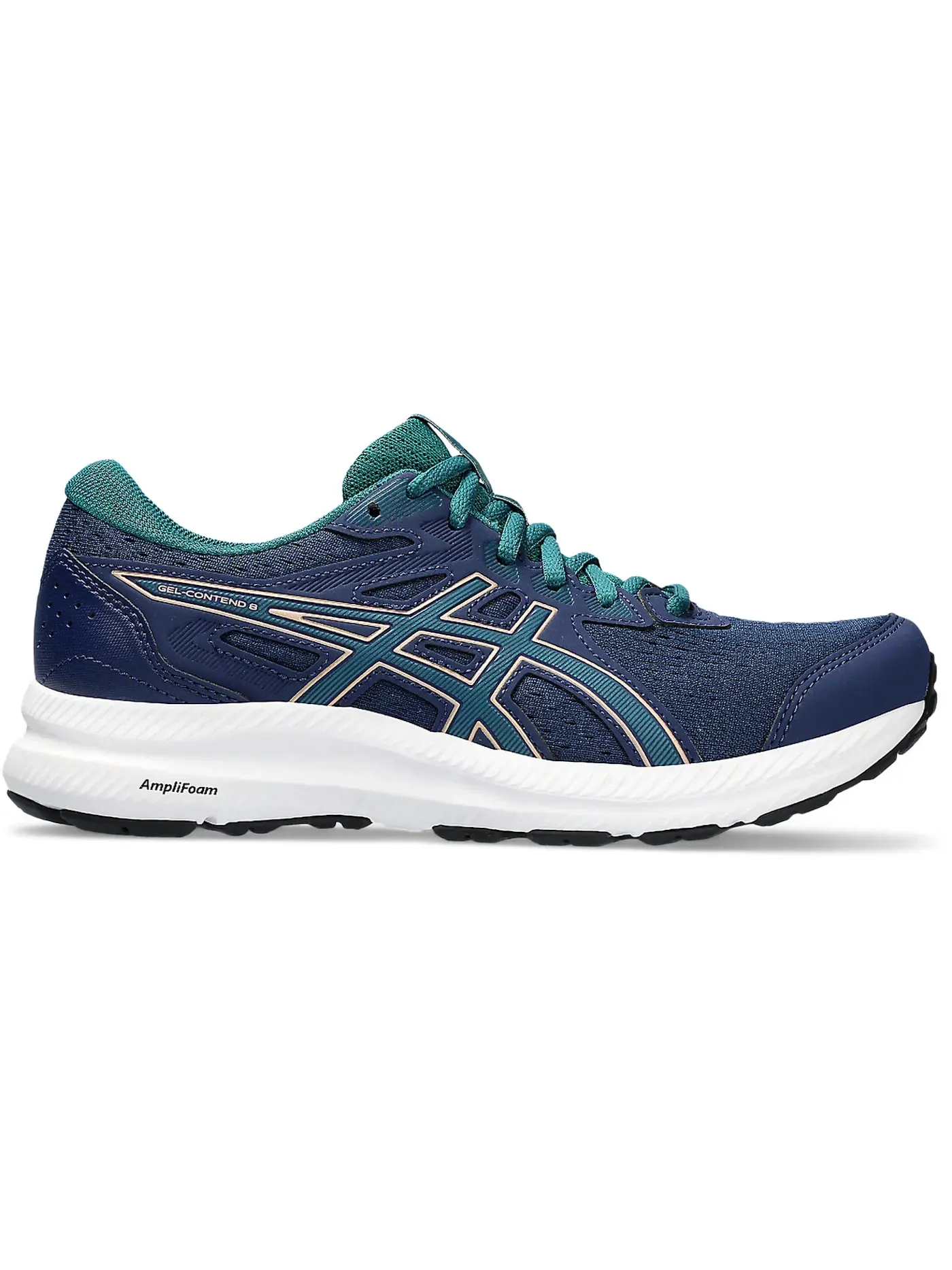 Женские кроссовки с гелевой амортизацией ASICS Gel-Contend 8 — изображение 1 из 1, синий насыщенный