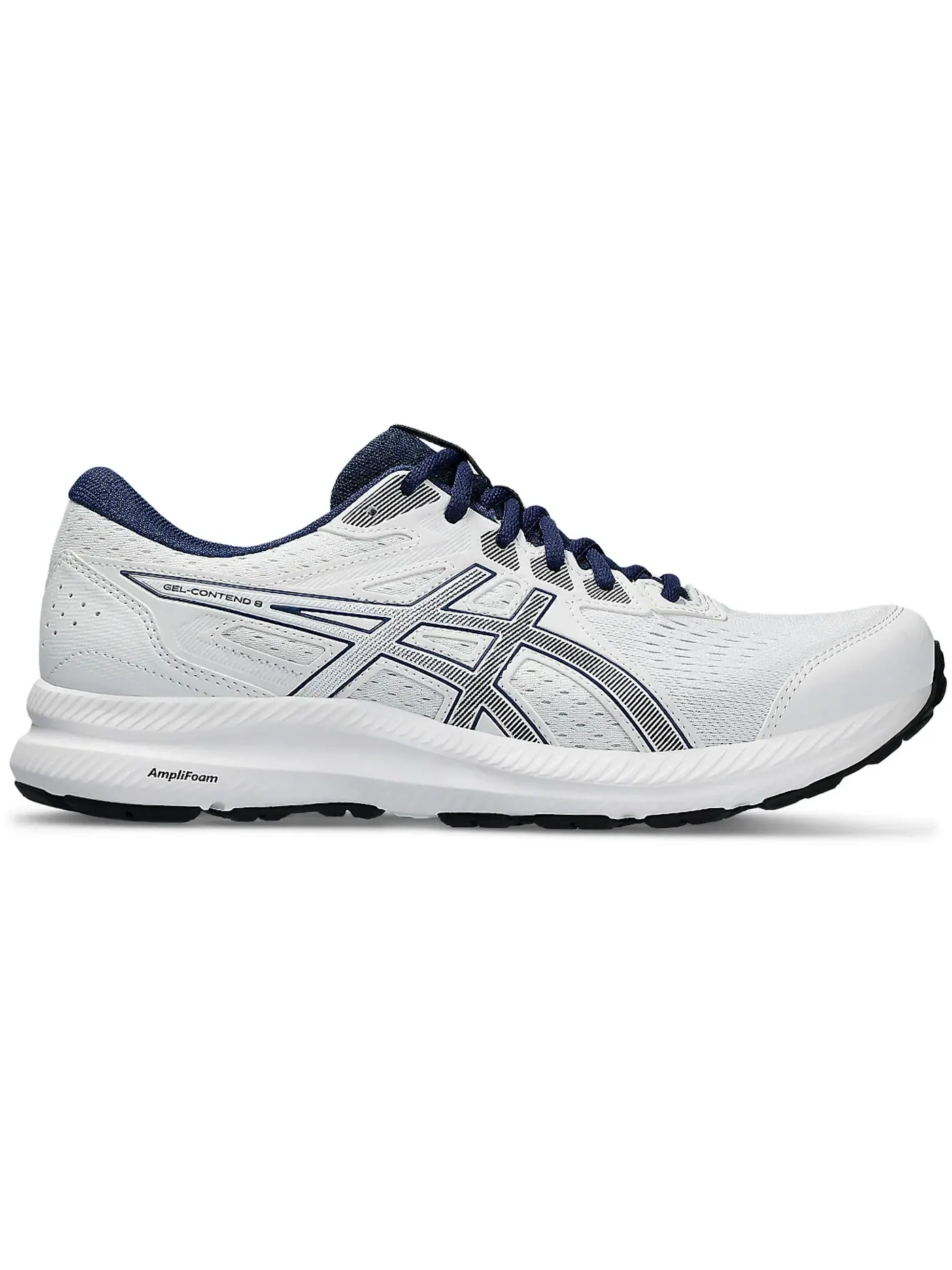 Мужские кроссовки с гелевой амортизацией ASICS Gel-Contend 8 — изображение 1 из 1, белый синий