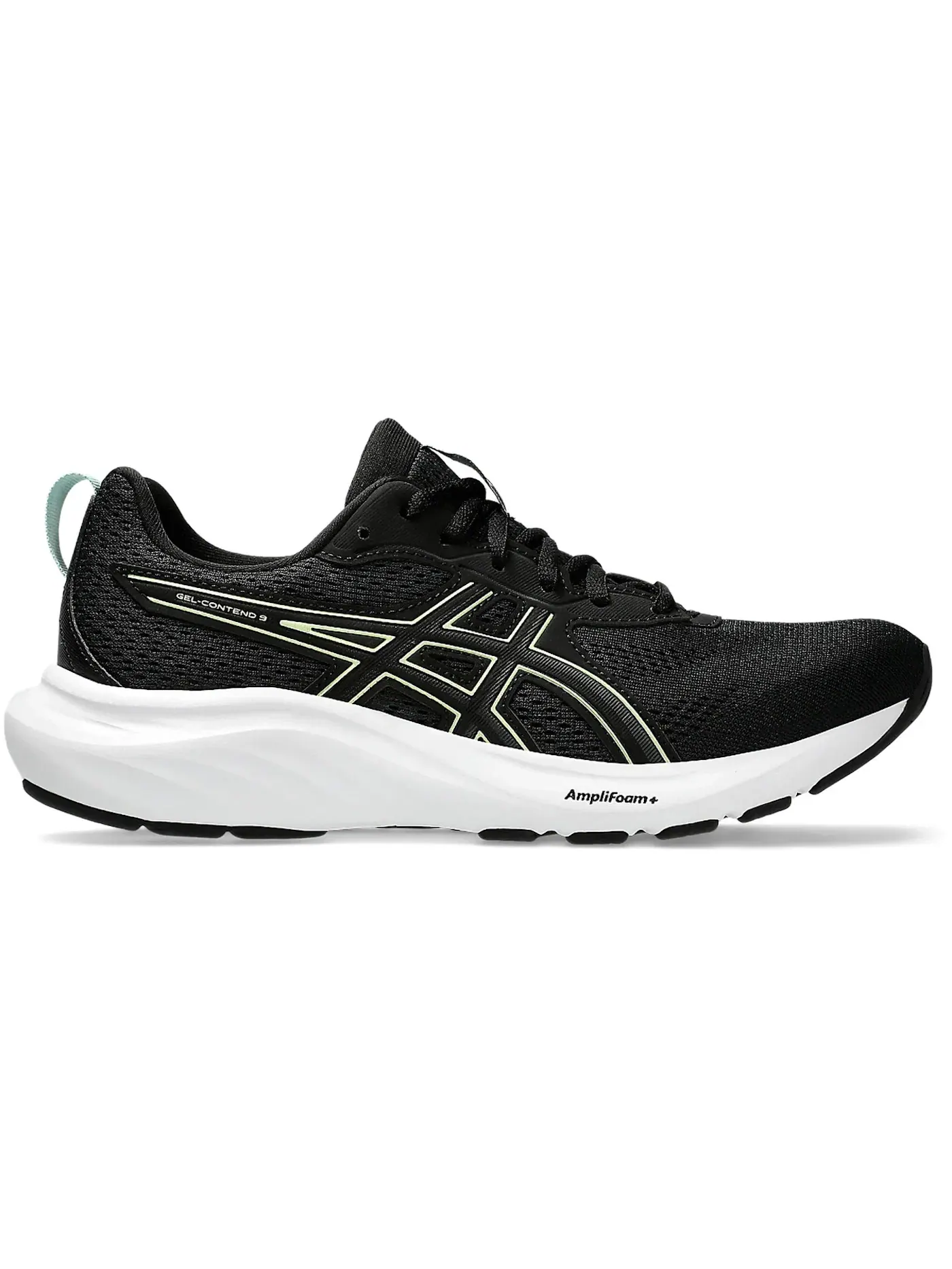 Женские кроссовки для бега ASICS Gel-Contend 9 — изображение 1 из 1, черный светлый