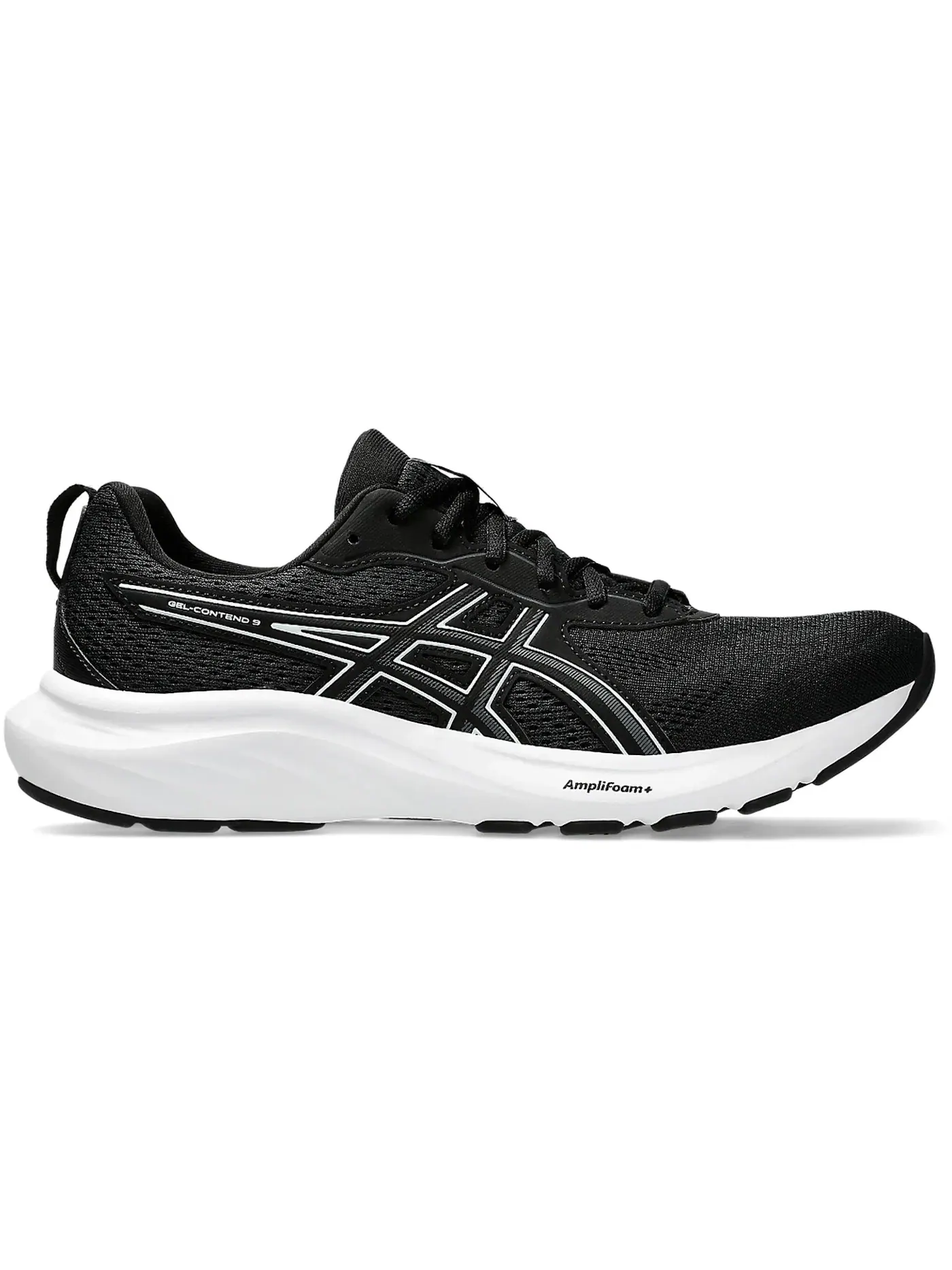 Мужские кроссовки для бега ASICS Gel-Contend 9 — изображение 1 из 1, черный/белый