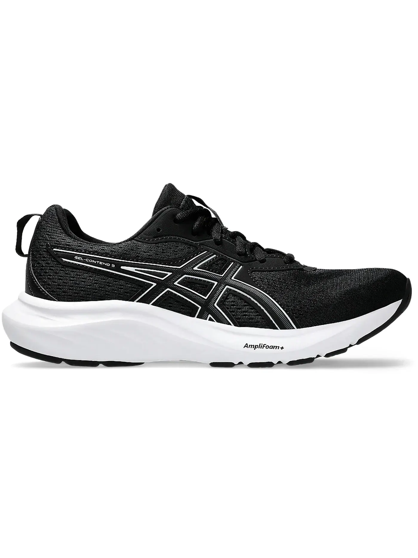 Женские кроссовки для бега ASICS Gel-Contend 9 — изображение 1 из 1, черный/белый