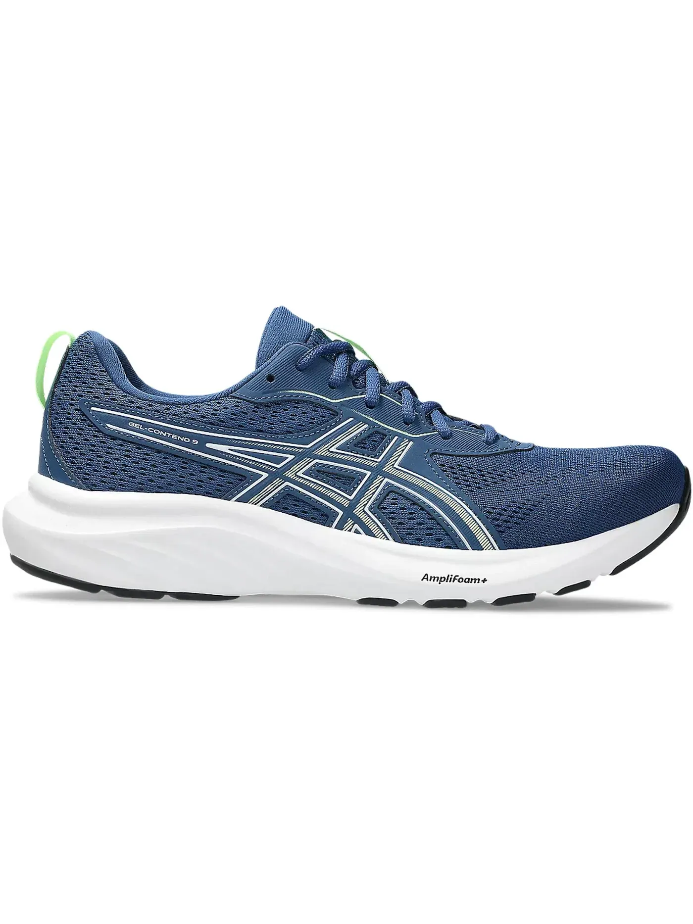 Мужские кроссовки для бега ASICS Gel-Contend 9 — изображение 1 из 1, синий/зеленый