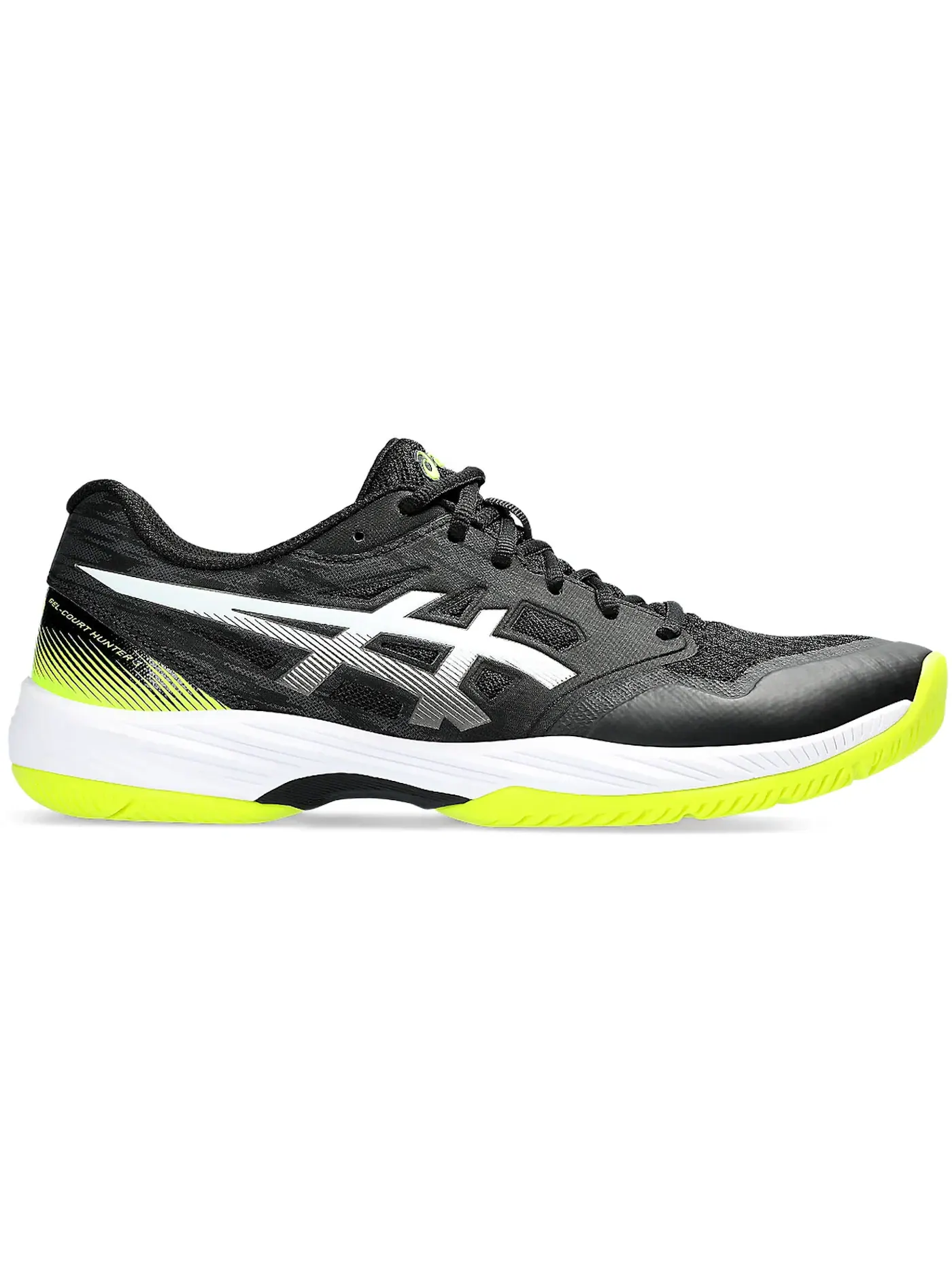 Мужские кроссовки для тенниса ASICS Gel-Court Hunter 3 — изображение 1 из 1, черный/белый
