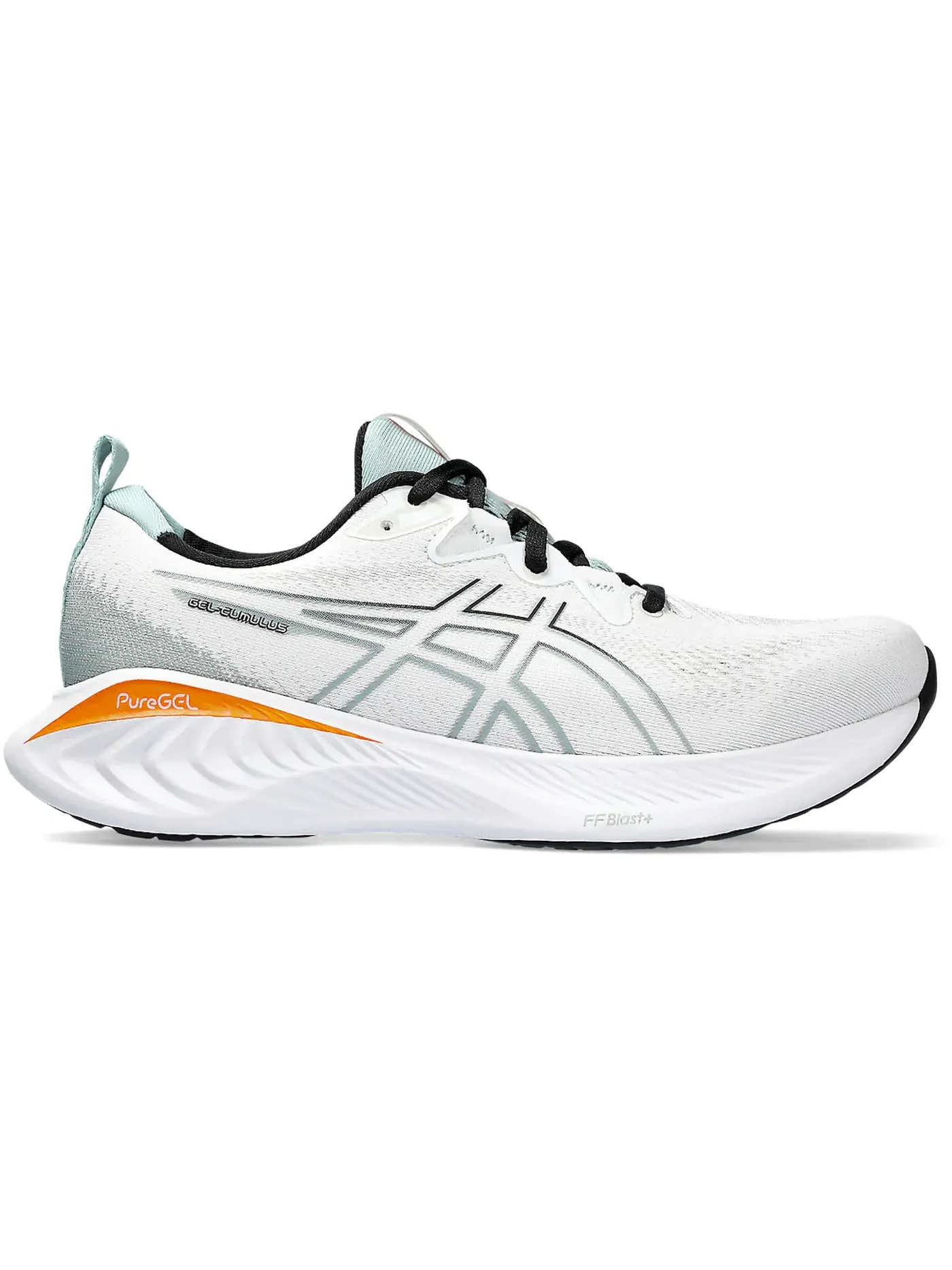 Мужские кроссовки для бега ASICS Gel-Cumulus 25 — изображение 1 из 1, белый/черный