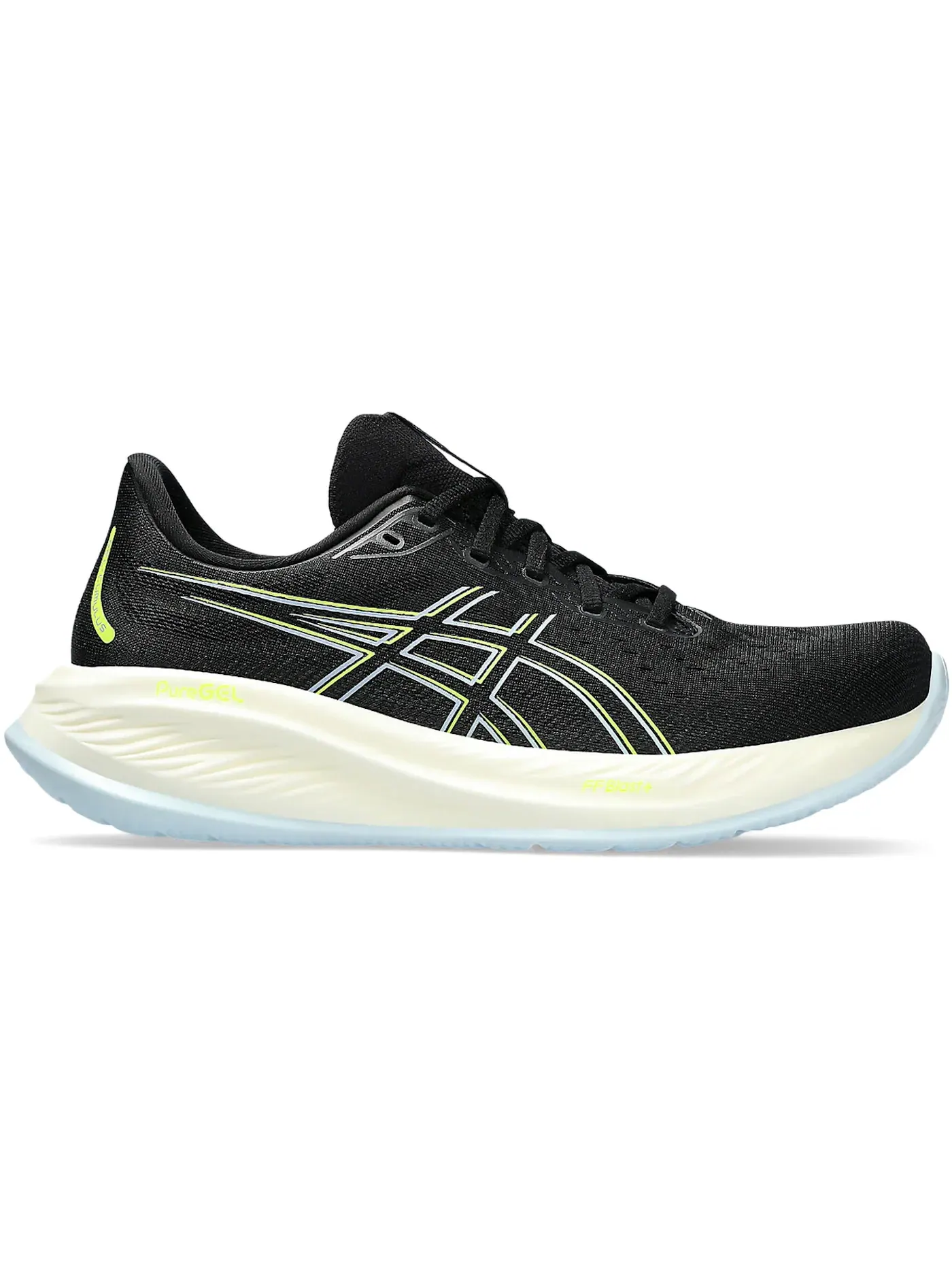 Мужские кроссовки с гелевой амортизацией ASICS Gel-Cumulus 26 — изображение 1 из 1, черный/желтый