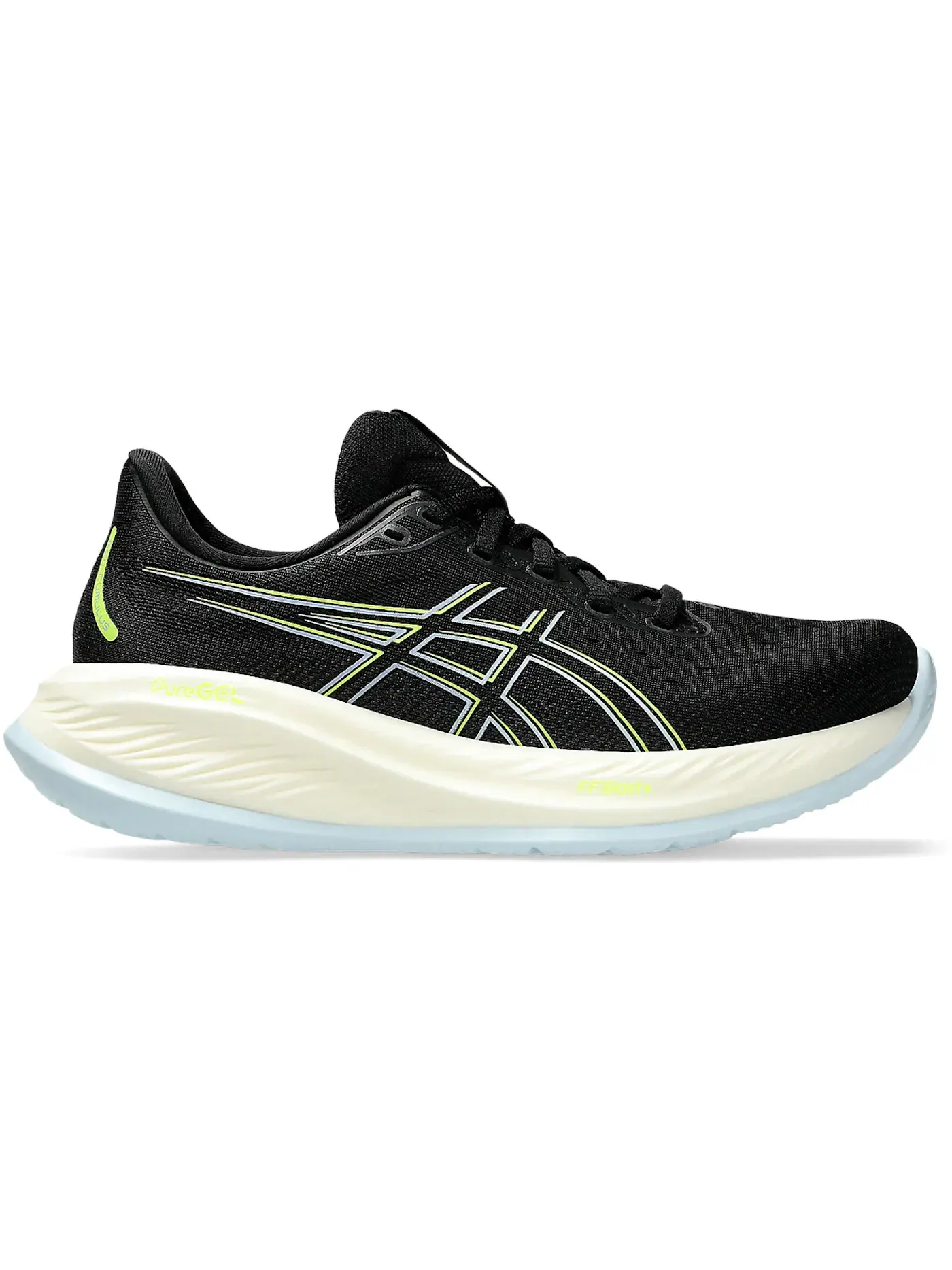 Женские кроссовки для бега ASICS Gel-Cumulus 26 — изображение 1 из 1, черный желтый