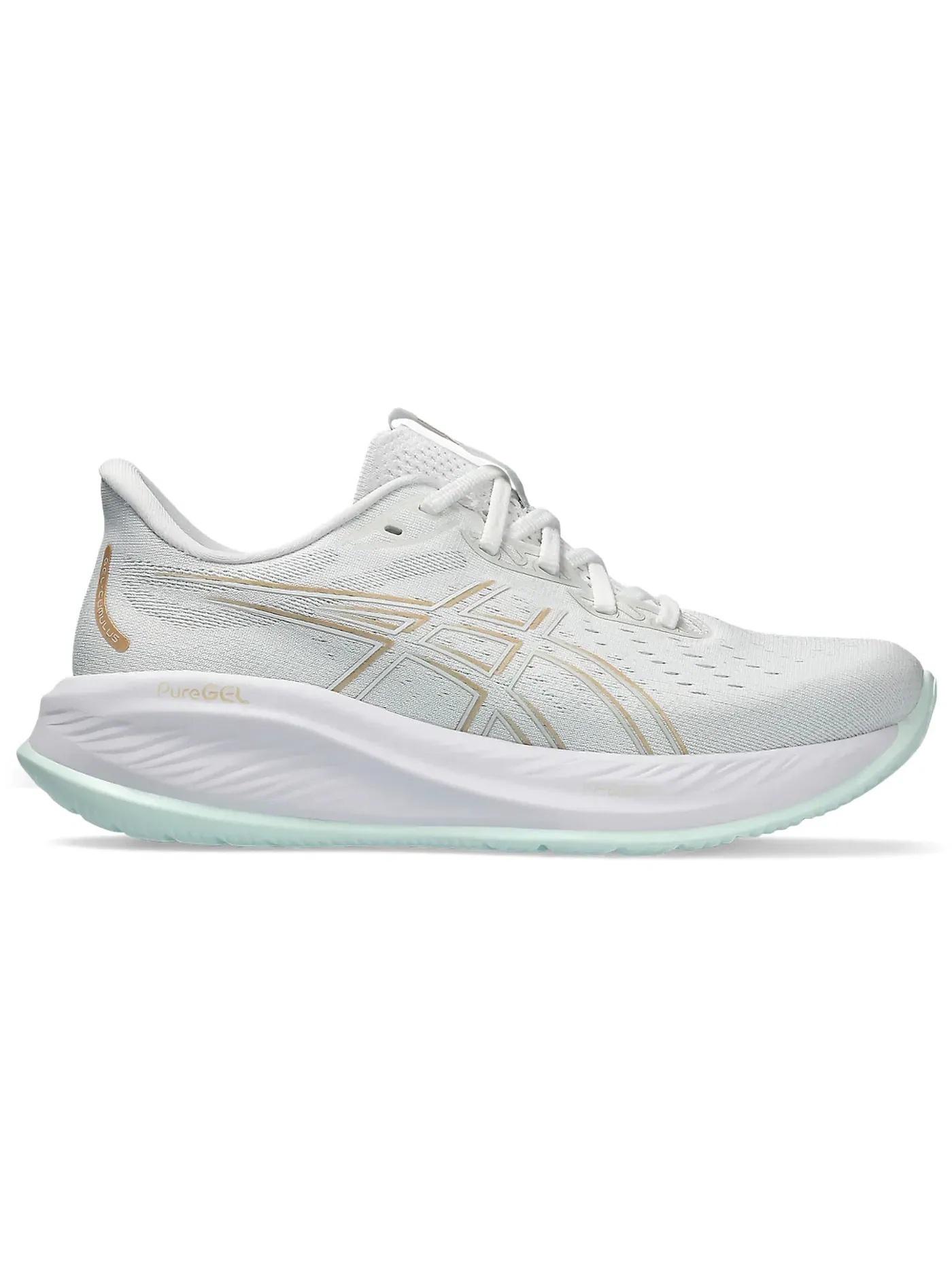 Женские кроссовки для бега ASICS Gel-Cumulus 26 — изображение 1 из 1, белый бледный