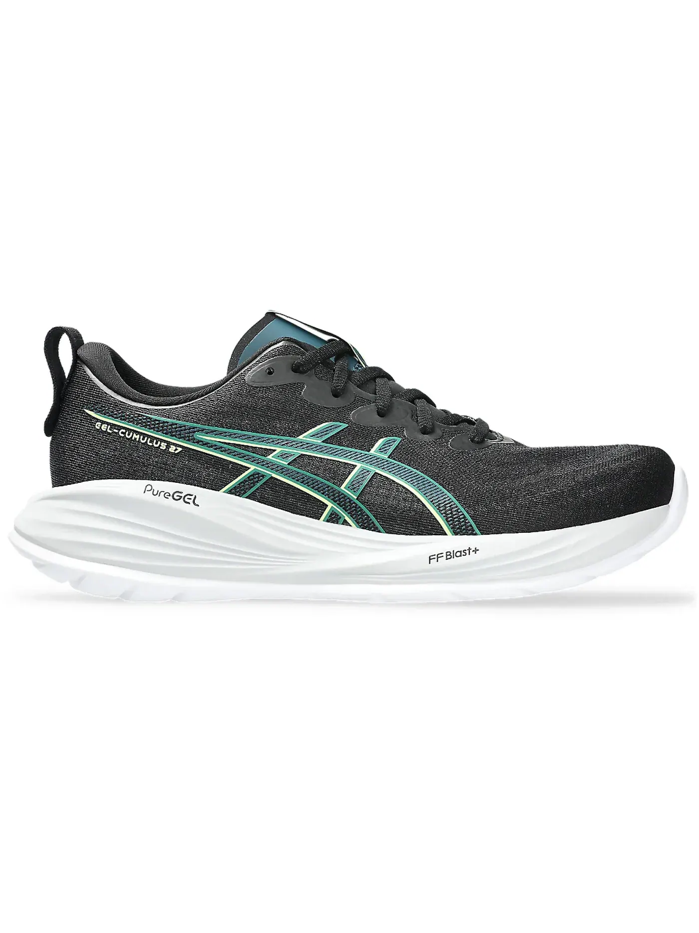Мужские кроссовки беговые ASICS Gel-Cumulus 27 — изображение 1 из 1, черный/желтый