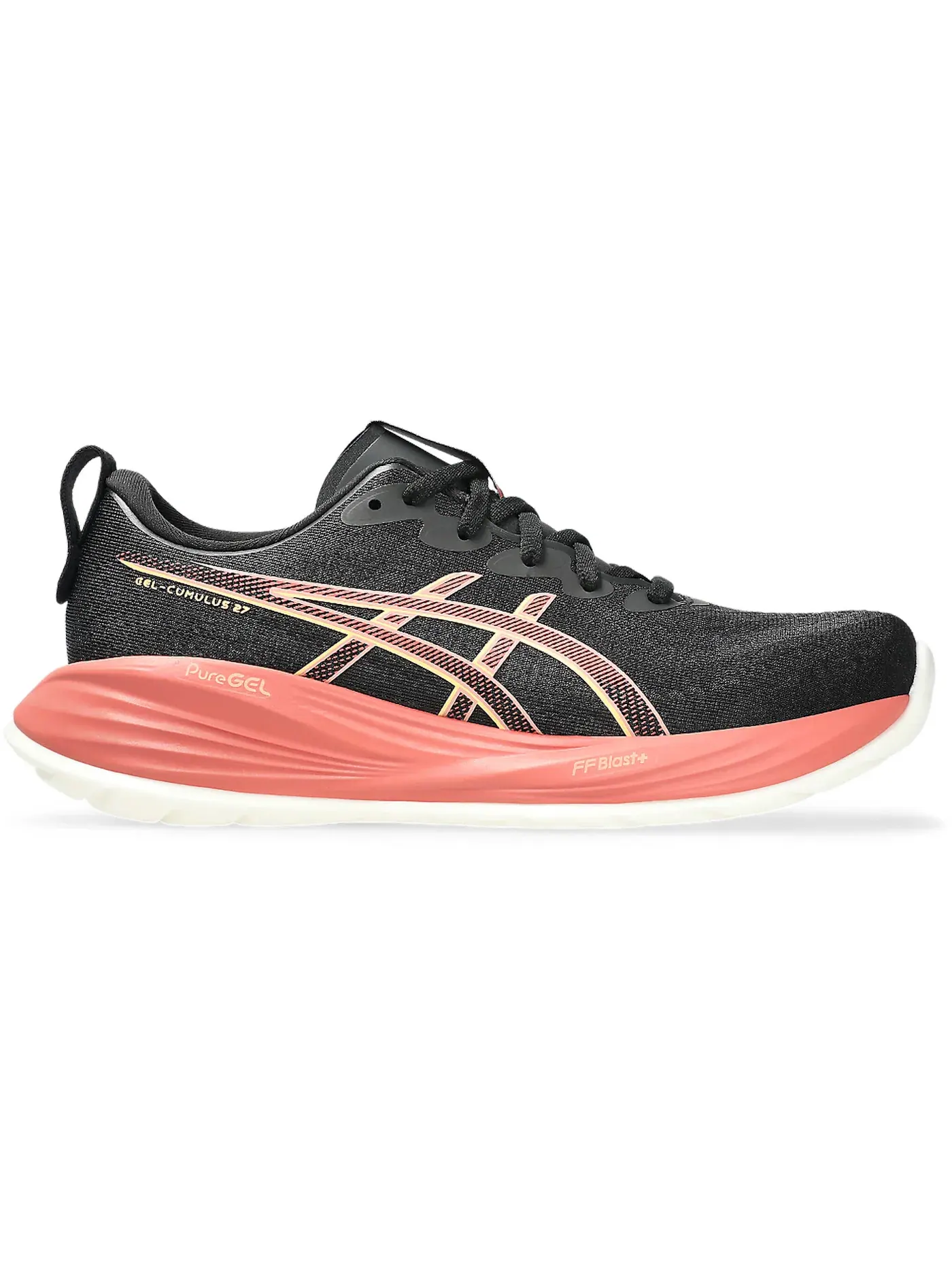 Женские кроссовки для бега ASICS Gel-Cumulus 27 — изображение 1 из 1, черный/оранжевый