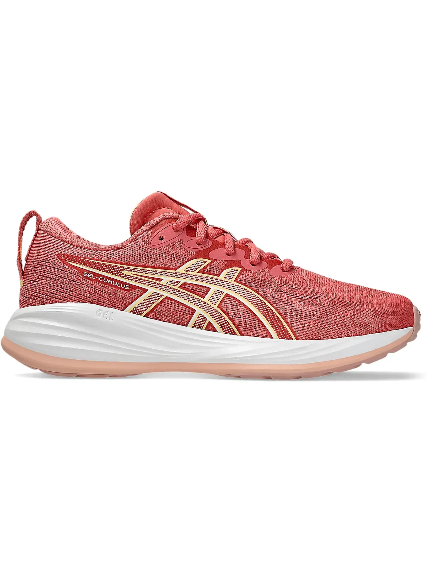 Детские кроссовки для бега ASICS Gel-Cumulus 27 — изображение 1 из 1, темный розовый кремовый