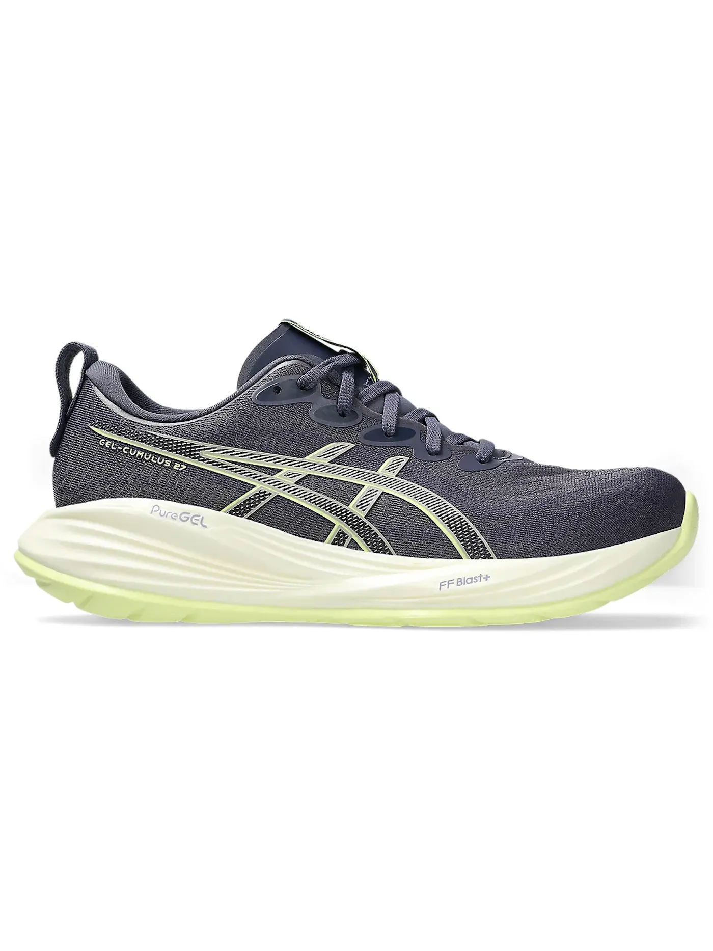 Мужские кроссовки для бега с гелевой амортизацией ASICS Gel-Cumulus 27 ASICS — изображение 1 из 1, индиго/желтый