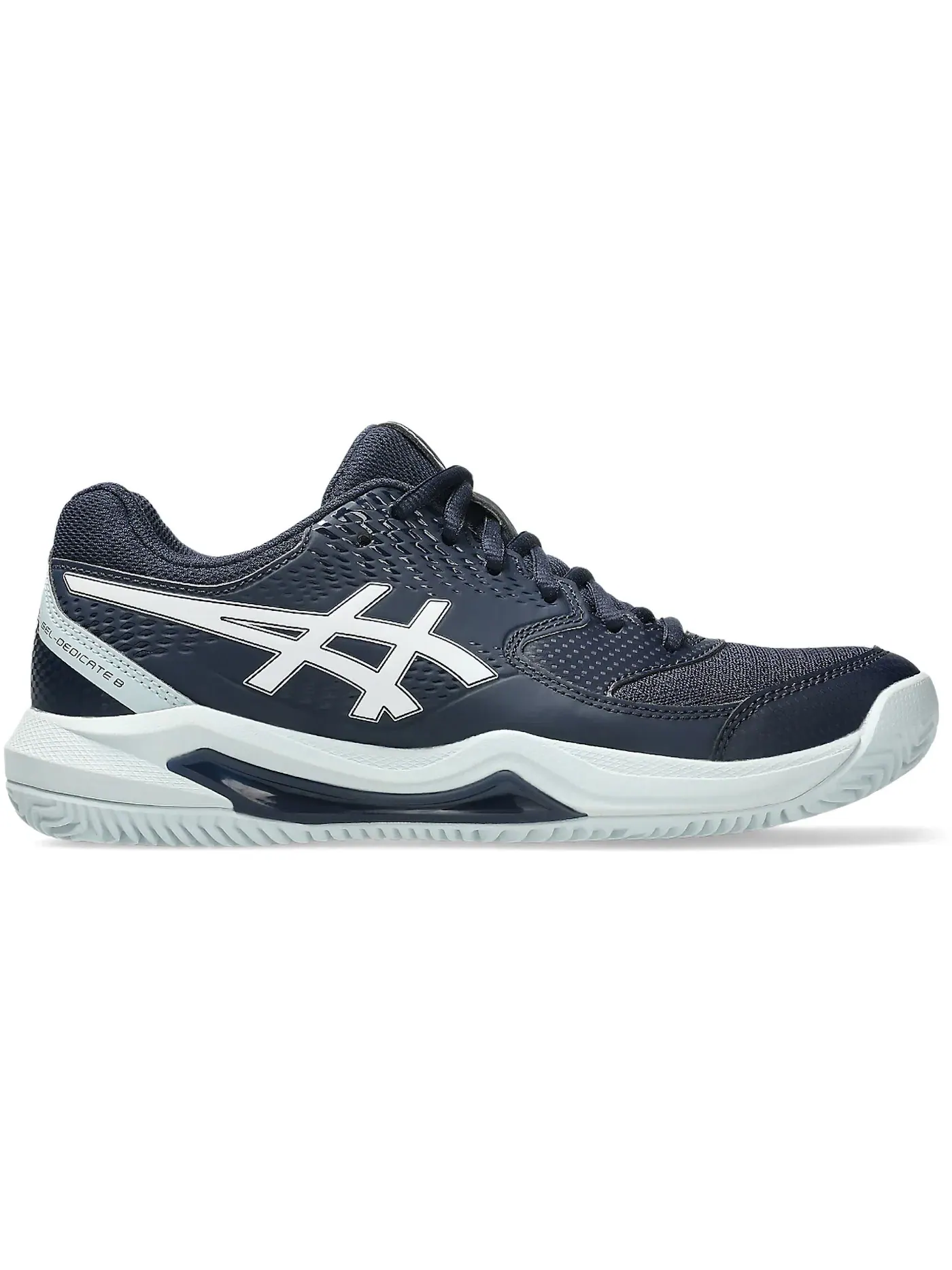 Женские теннисные туфли ASICS Gel-Dedicate 8 Clay — изображение 1 из 1, белый