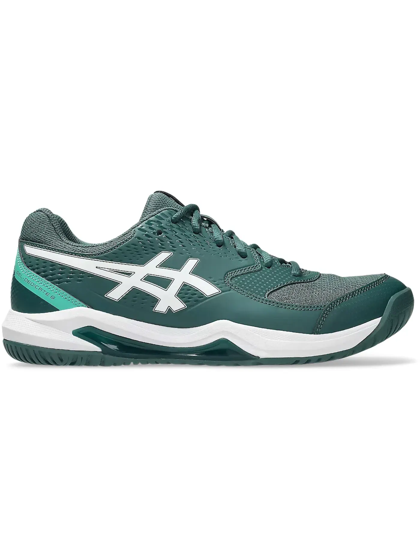 Мужские кроссовки для тенниса ASICS Gel-Dedicate 8 — изображение 1 из 1, темный белый