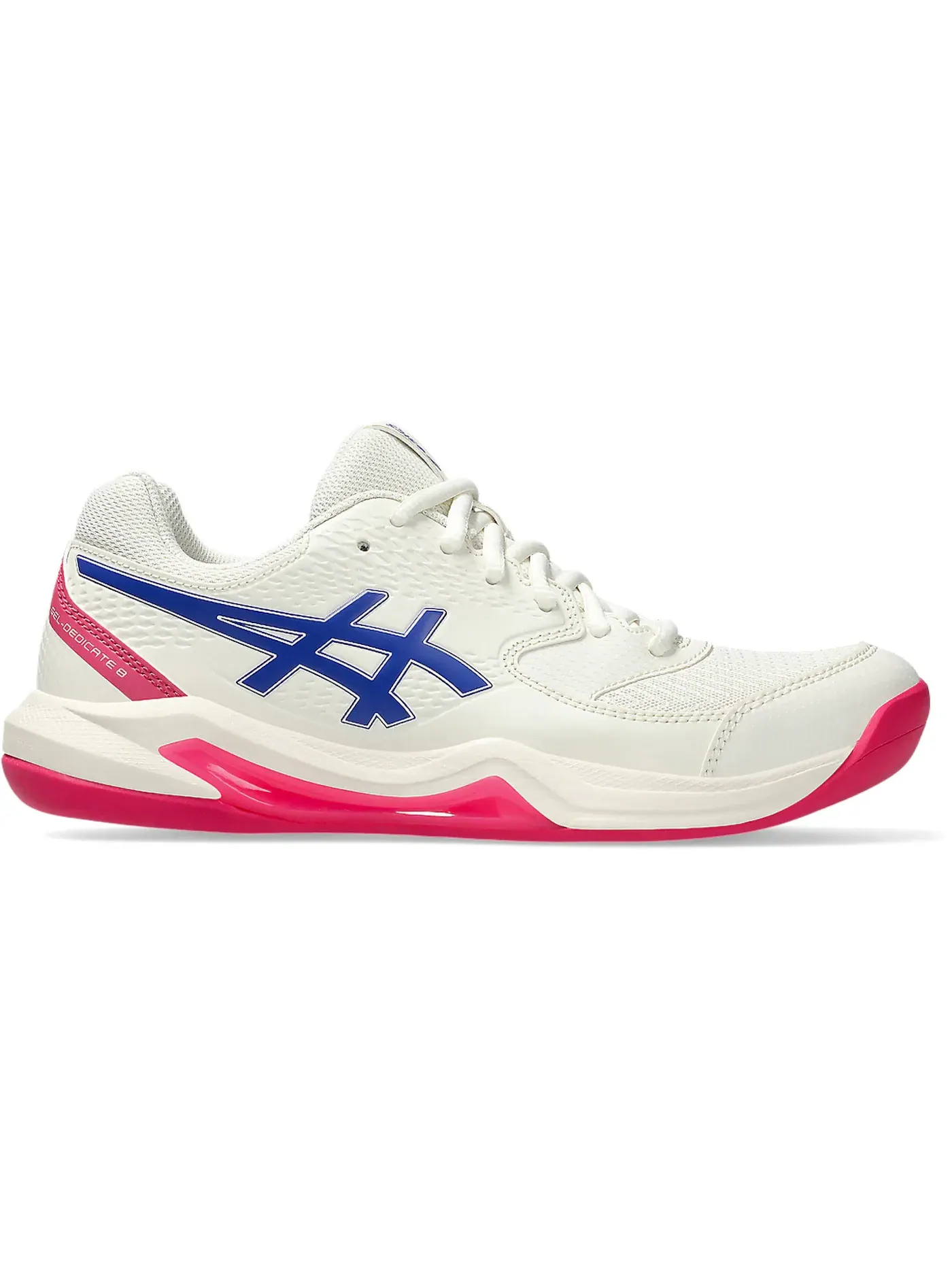Женские кроссовки для зала с гелевой амортизацией ASICS Gel-Dedicate 8 Indoor — изображение 1 из 1, кремовый/темный