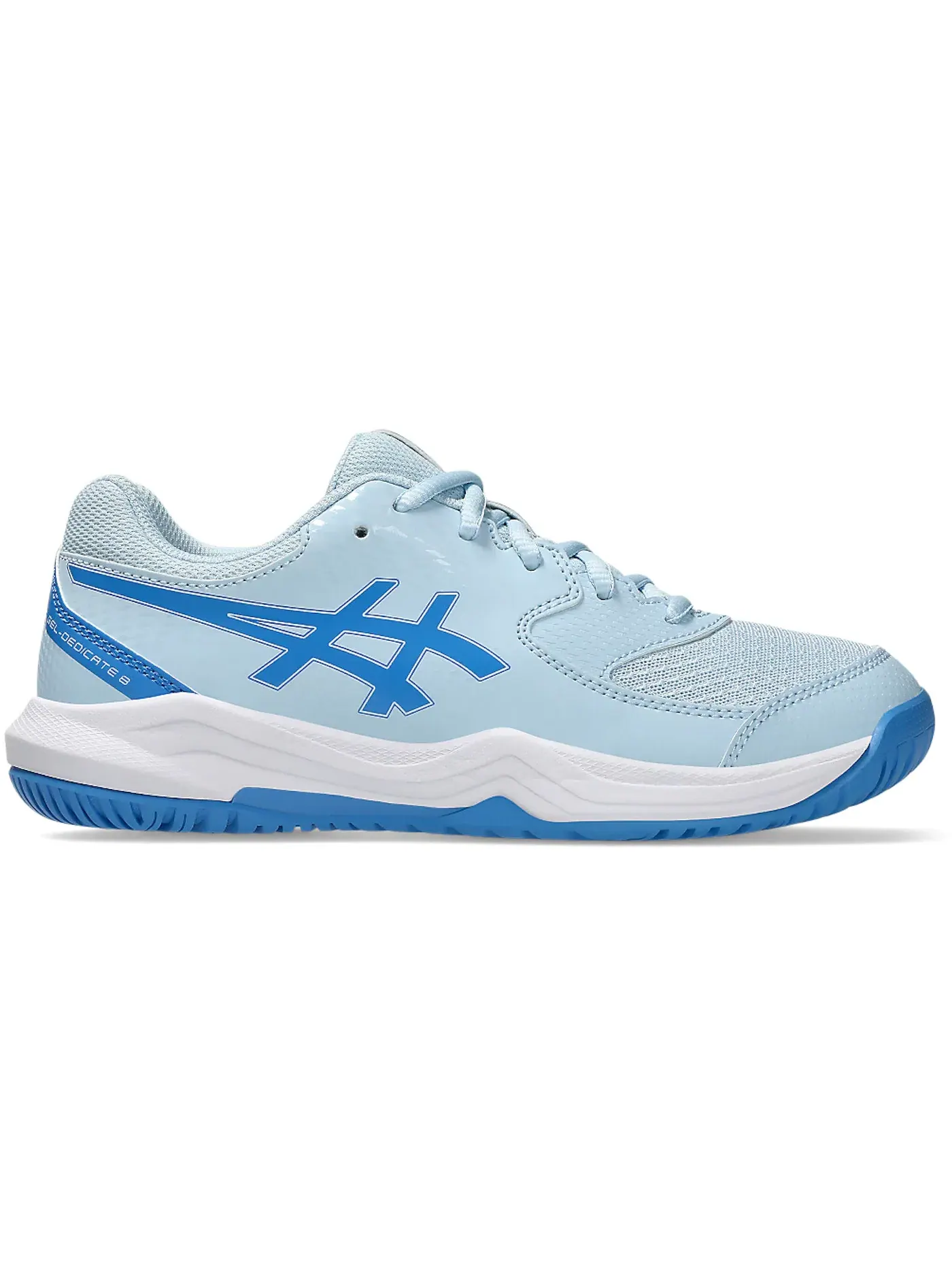 Детские кроссовки для тенниса ASICS Gel-Dedicate 8 — изображение 1 из 1, светлый синий синий