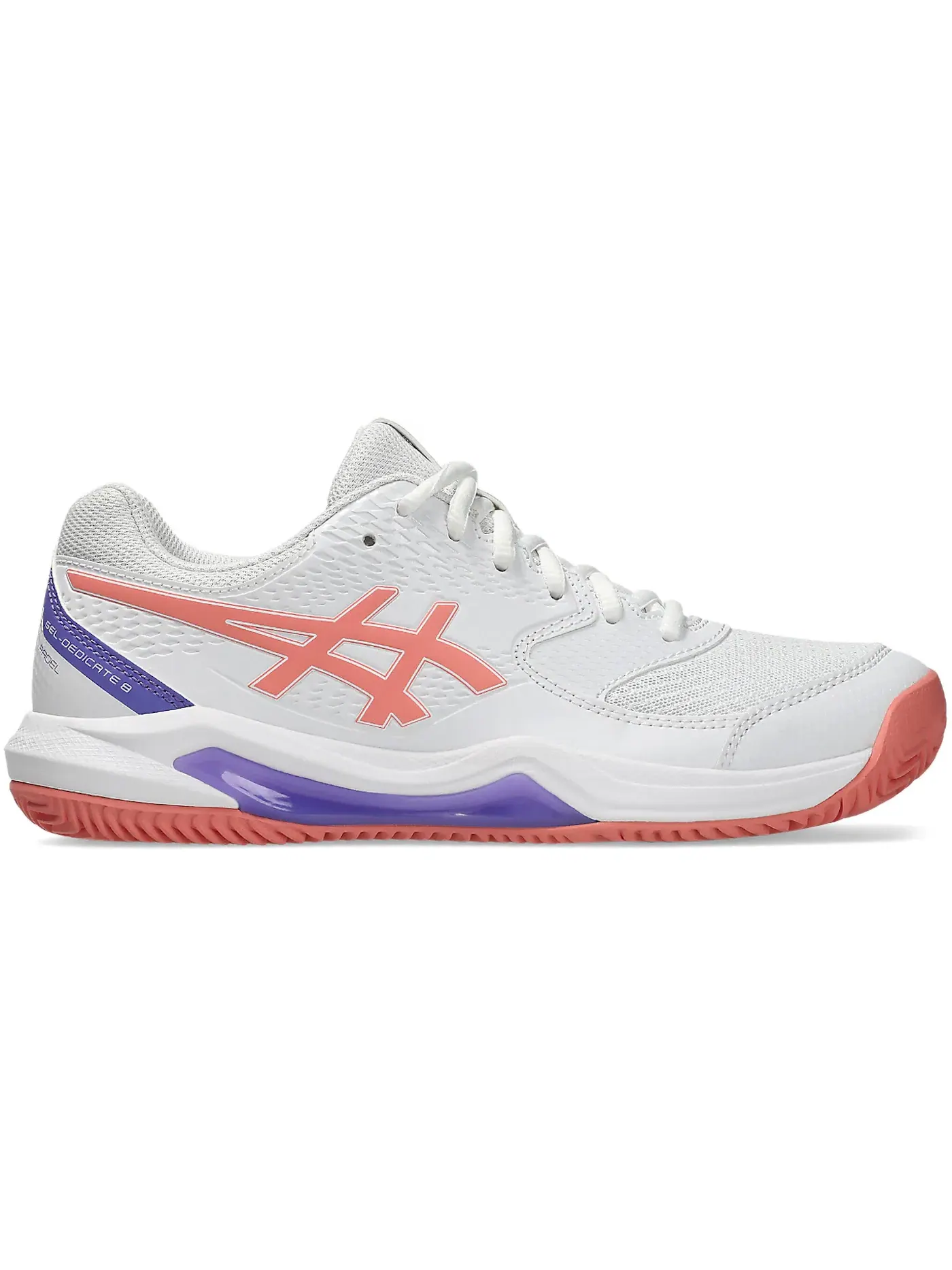 Женские кроссовки для падел ASICS Gel-Dedicate 8 — изображение 1 из 1, белый