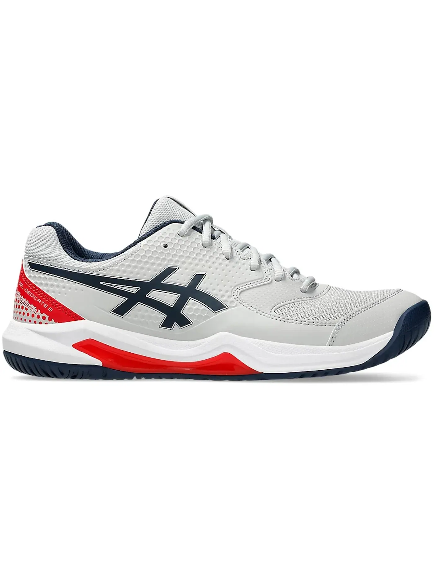 Мужские кроссовки для пиклбола Gel-Dedicate 8 ASICS, Concrete/Night Sky — изображение 1 из 1