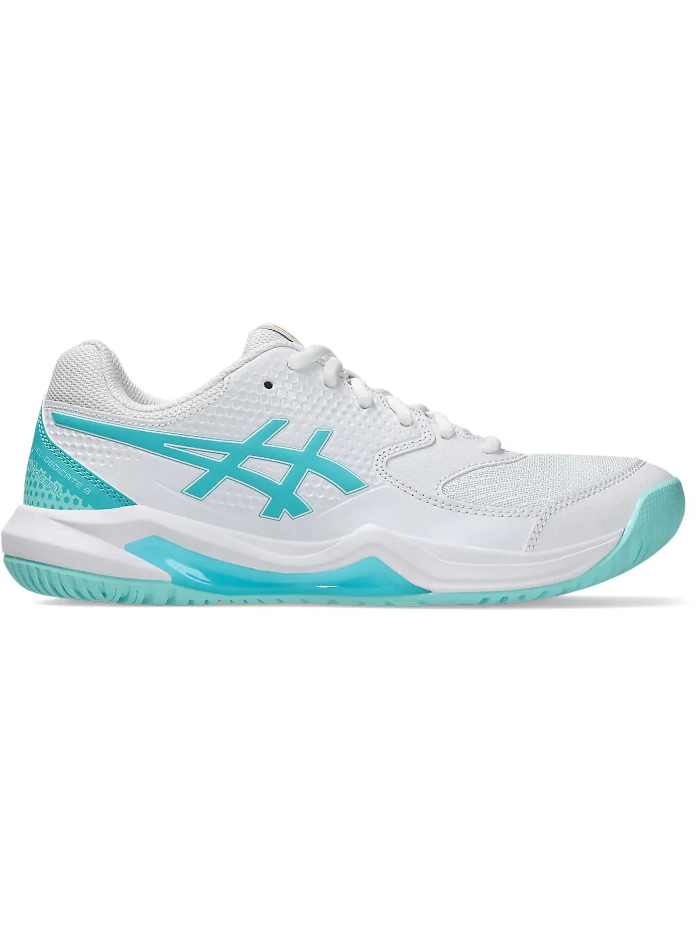 Женские кроссовки для пиклбола ASICS Gel-Dedicate 8 ASICS — изображение 1 из 1, белый/голубой