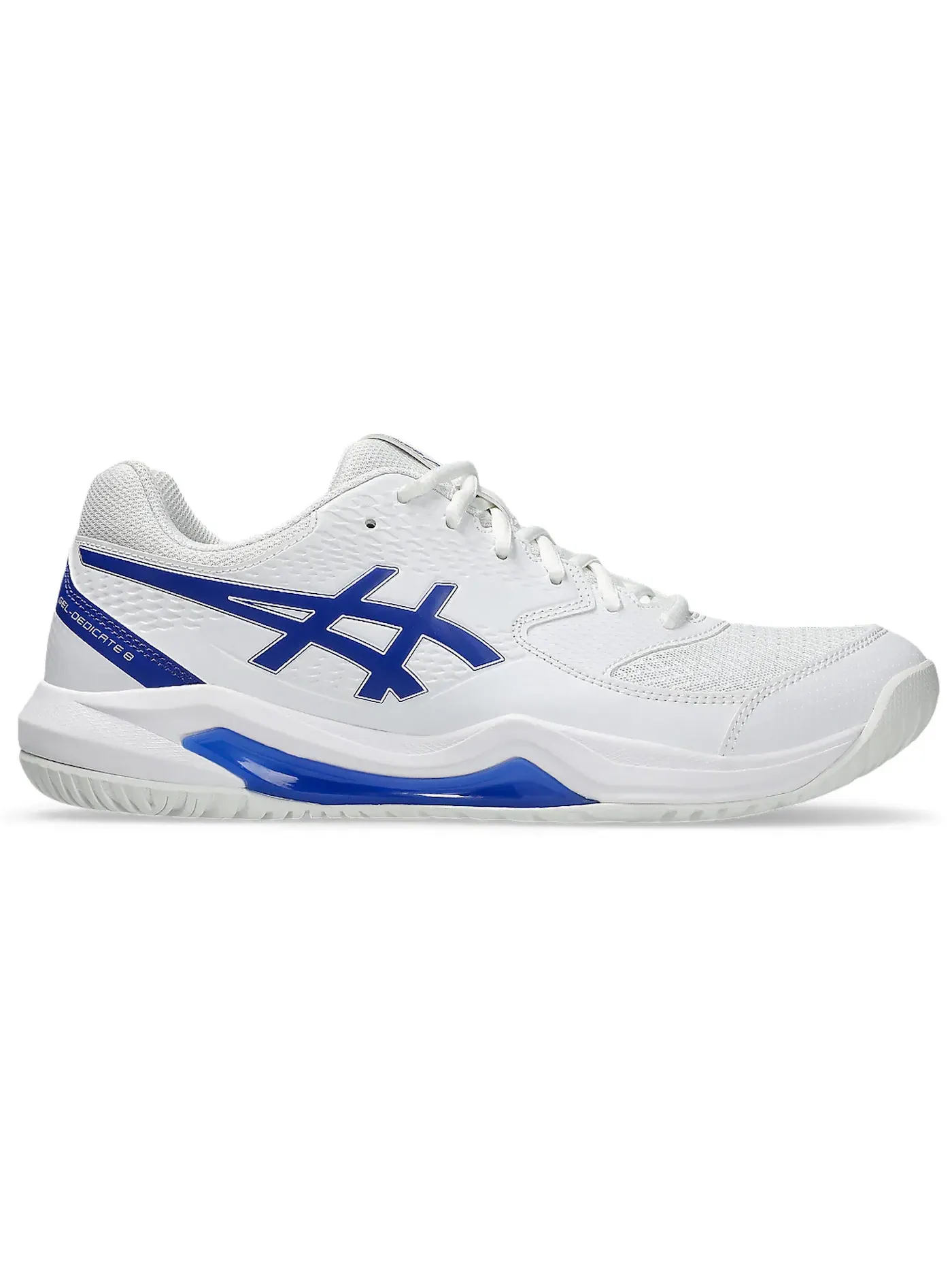 Мужские кроссовки для тенниса ASICS Gel-Dedicate 8 — изображение 1 из 1, белый/темный