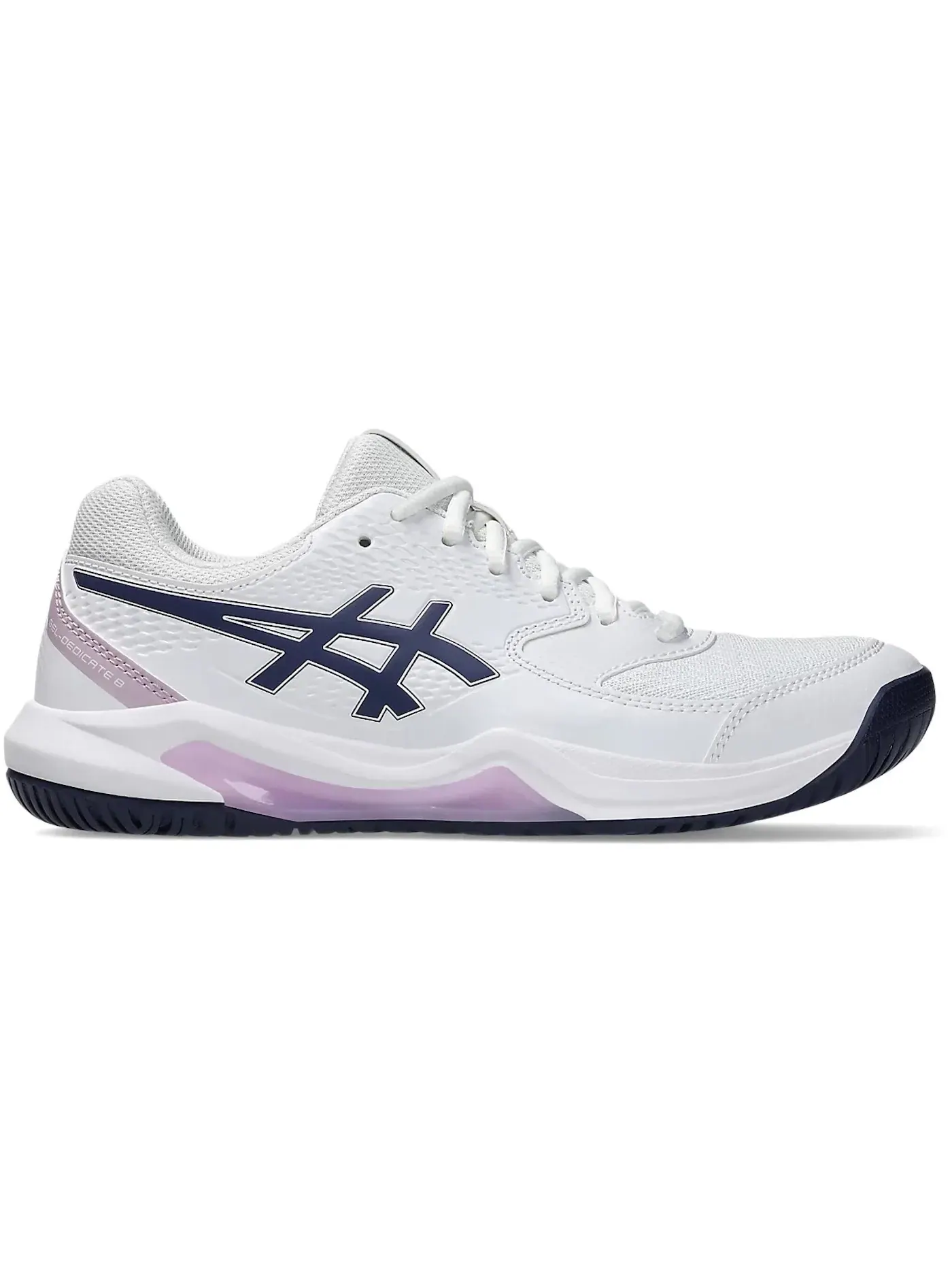 Женские кроссовки для тенниса ASICS Gel-Dedicate 8 — изображение 1 из 1, белый/индиго