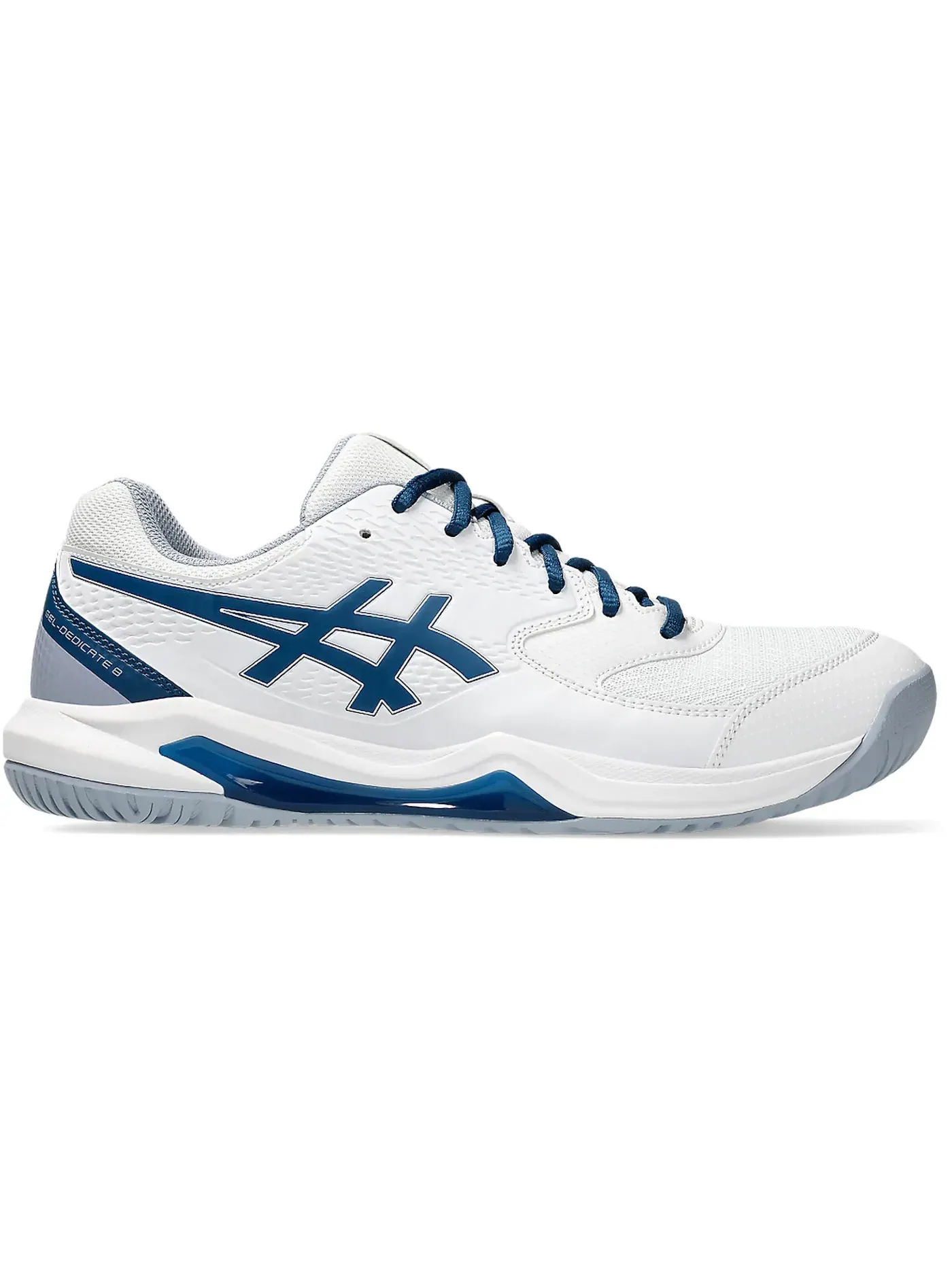 Мужские кроссовки для тенниса ASICS Gel-Dedicate 8 — изображение 1 из 1, белый синий