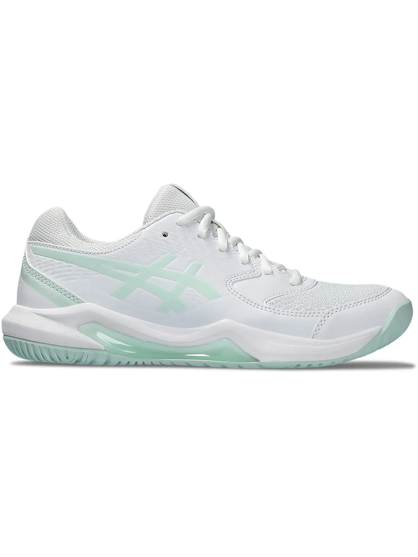 Женские кроссовки для тенниса ASICS Gel-Dedicate 8 — изображение 1 из 1, белый бледный синий
