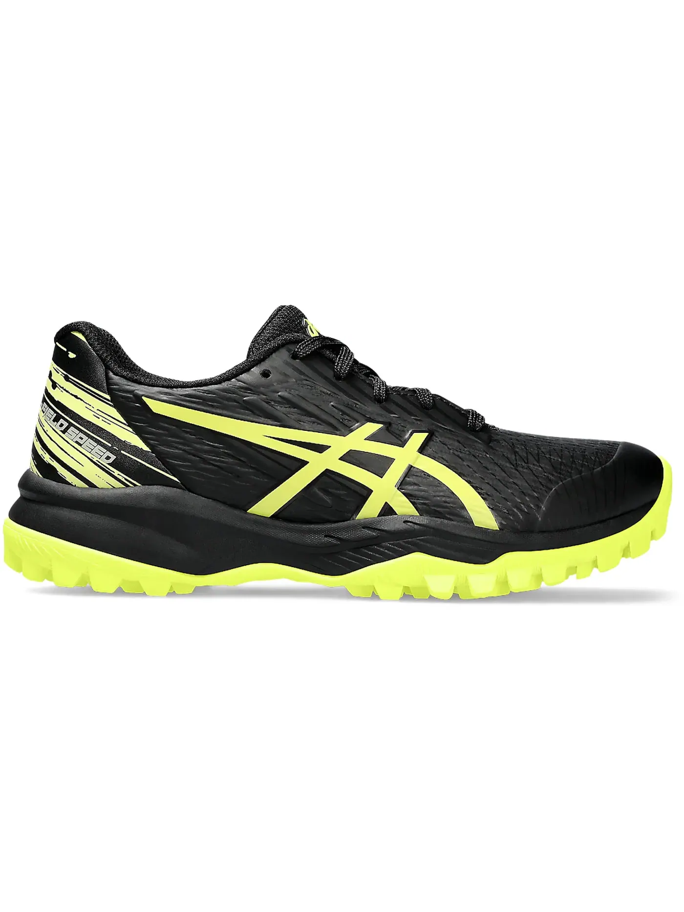 Детские кроссовки для спорта ASICS Gel-Field Speed — изображение 1 из 1, черный/желтый
