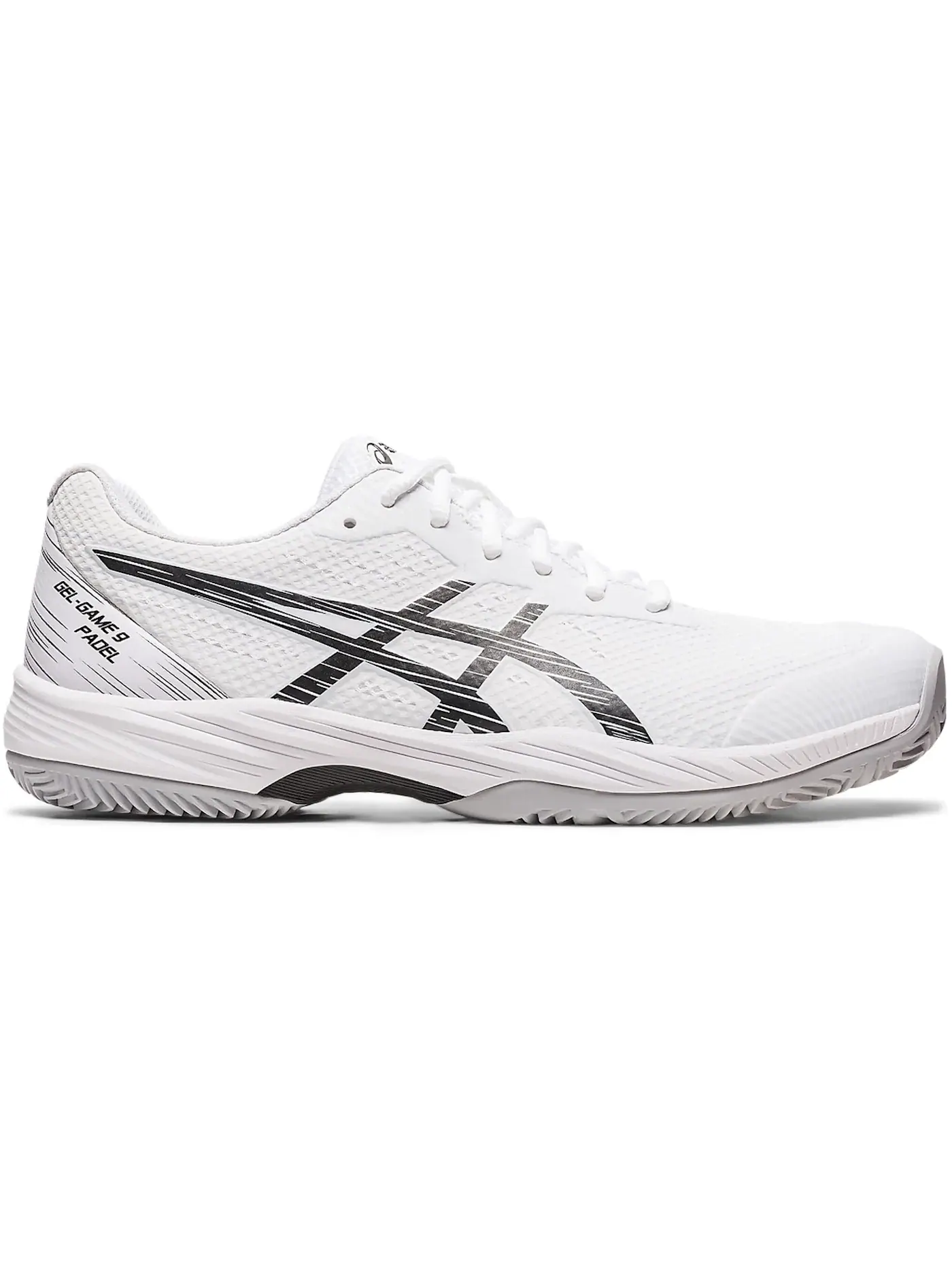 Мужские кроссовки для паделя ASICS Gel-Game 9 Padel — изображение 1 из 1, белый/черный