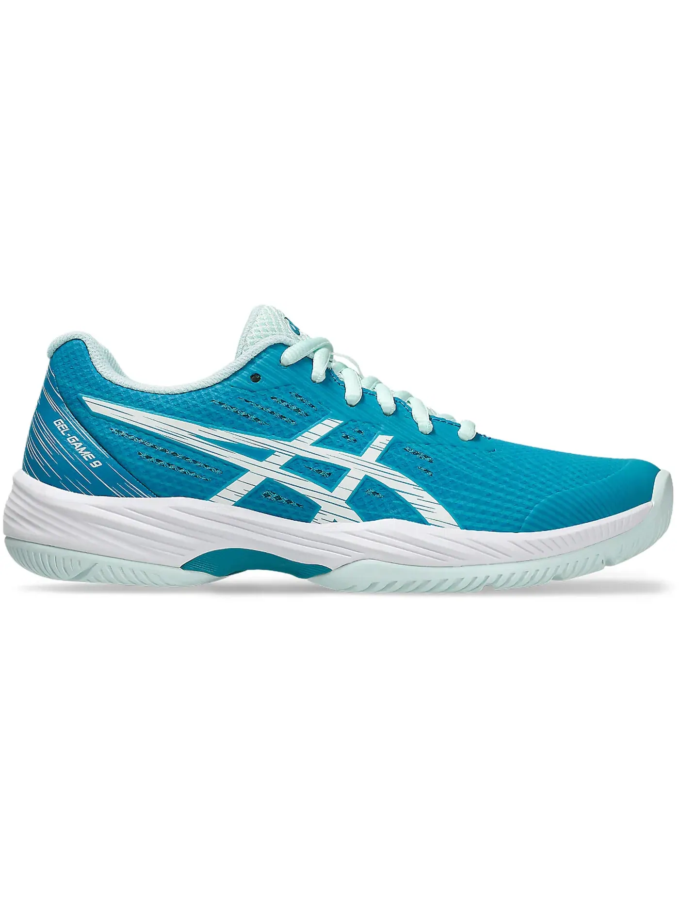 Женские кроссовки для игры в теннис ASICS ASICS Gel-Game 9 — изображение 1 из 1, синий/белый