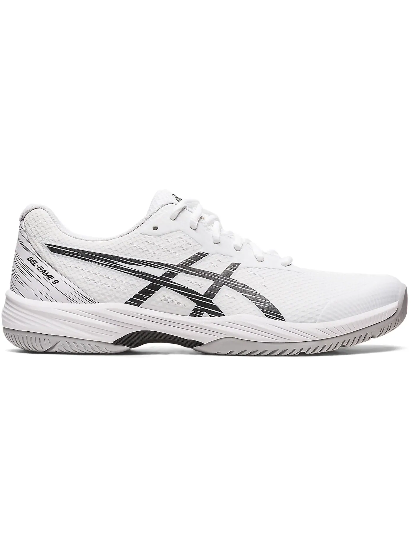 Мужские кроссовки для корта ASICS Gel-Game 9 — изображение 1 из 1, белый/черный