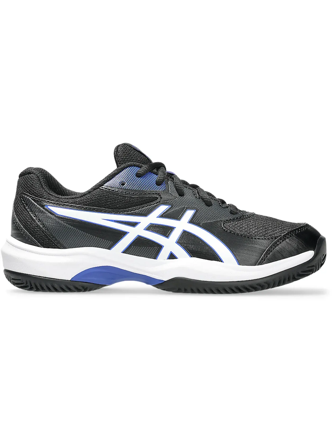 Детские кроссовки для тенниса ASICS Gel-Game Clay/OC — изображение 1 из 1, черный/белый