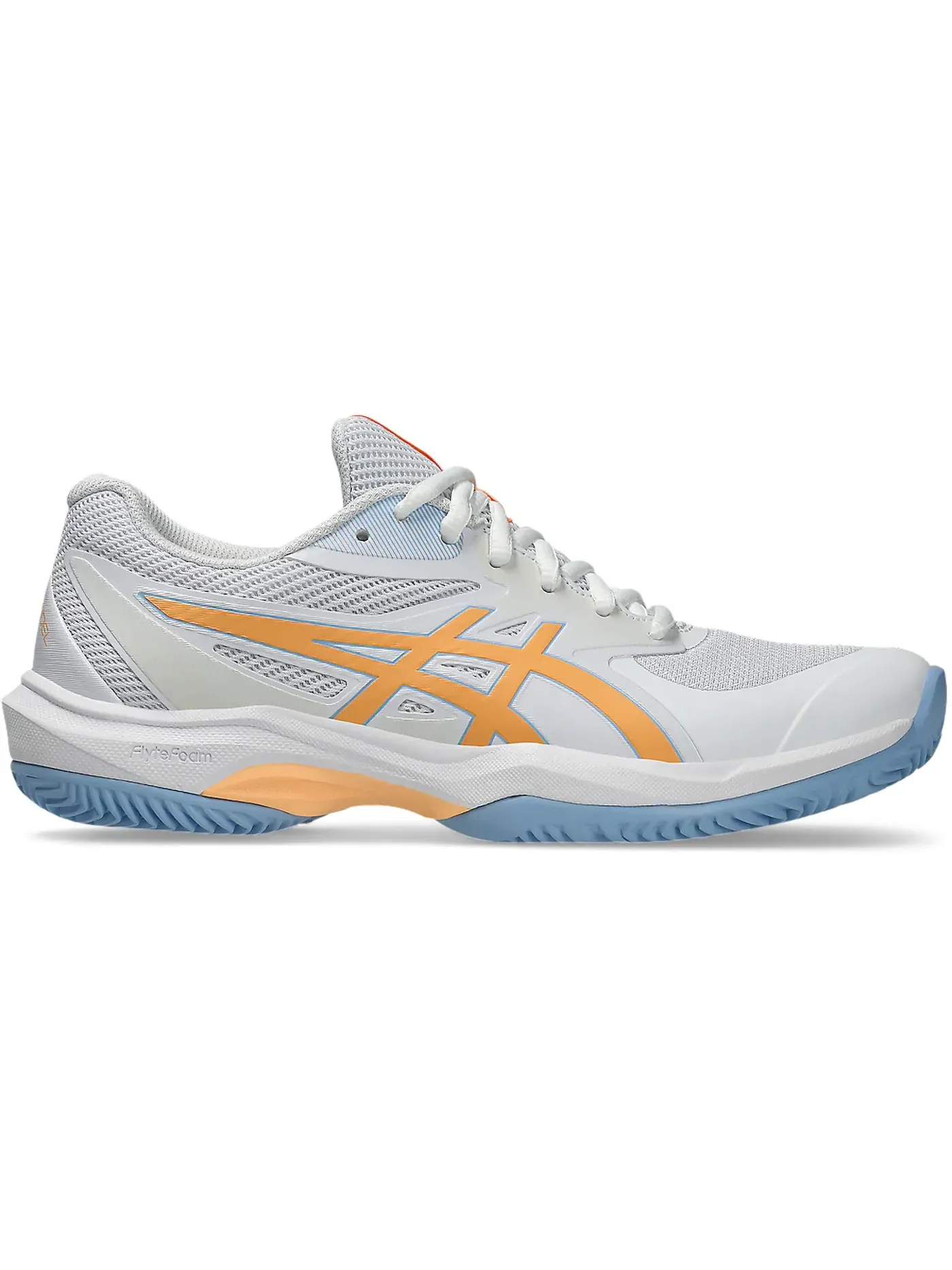 Женские кроссовки для падела ASICS Gel-Game FF Padel — изображение 1 из 1, белый/оранжевый