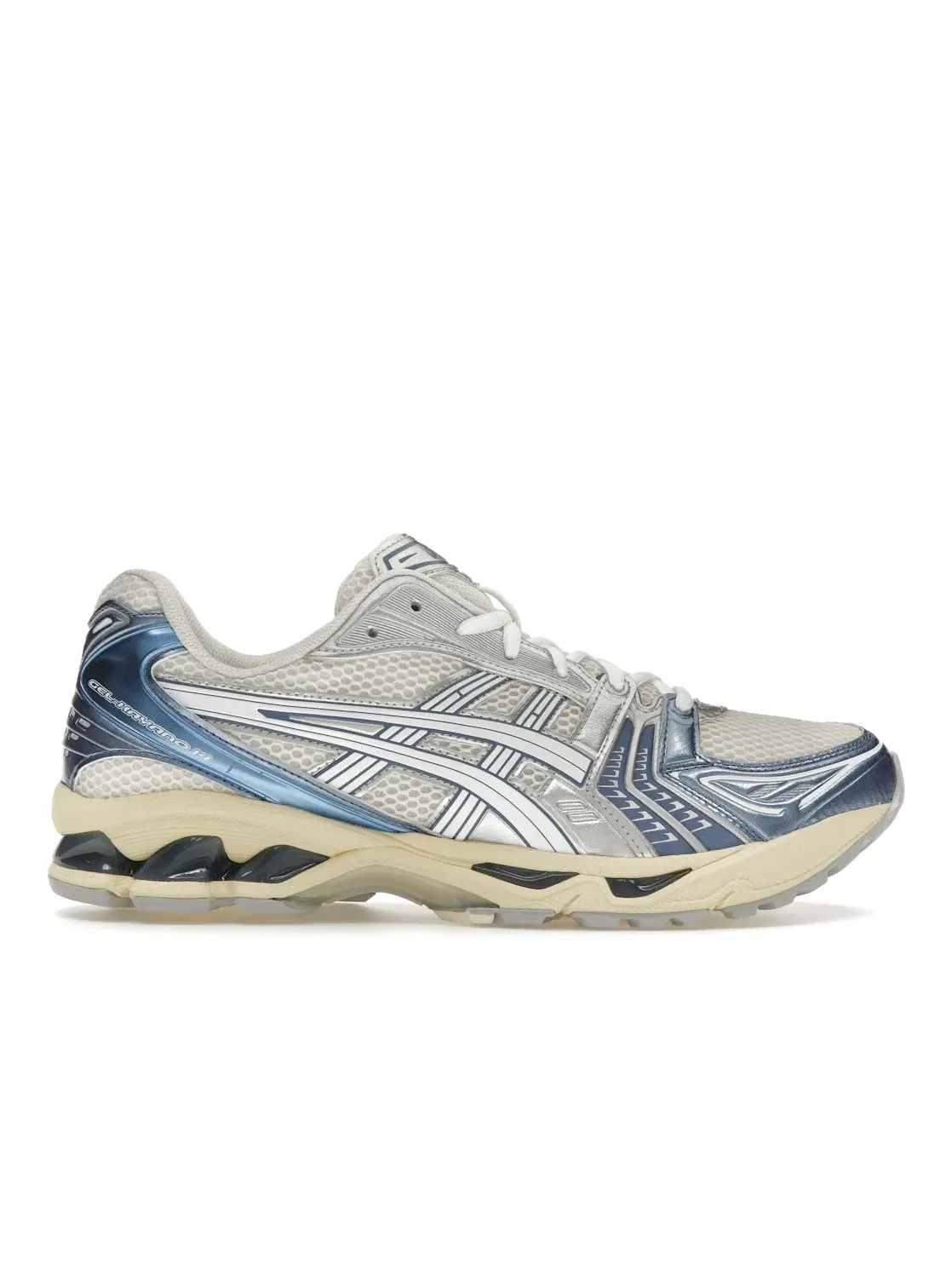Мужские кроссовки Lifestyle с амортизацией GEL ASICS Gel-Kayano 14 — изображение 1 из 4, кремовый/металлик синий