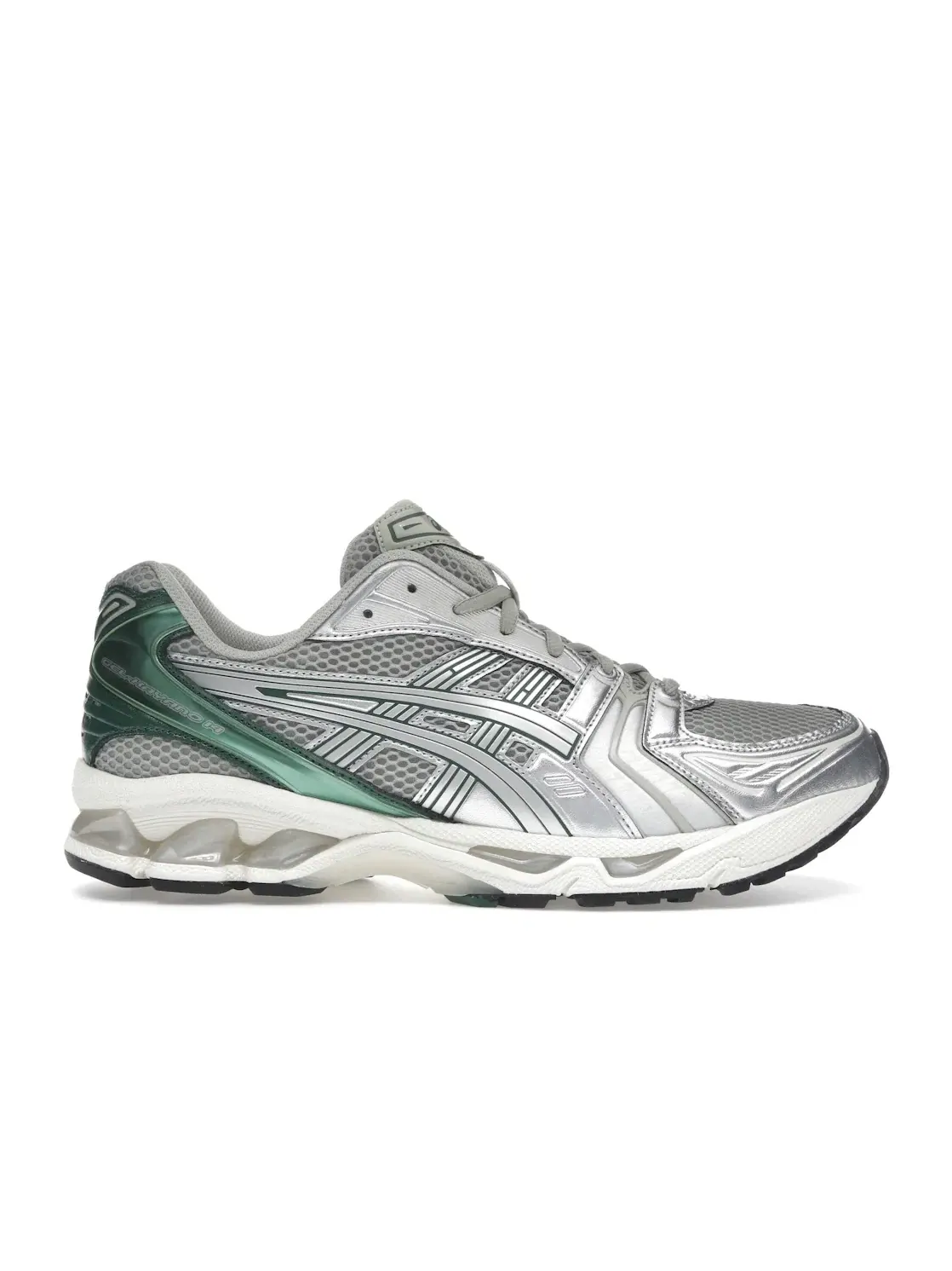 Мужские кроссовки Lifestyle с амортизацией Gel ASICS Gel-Kayano 14 — изображение 1 из 4, зеленый/серебристый