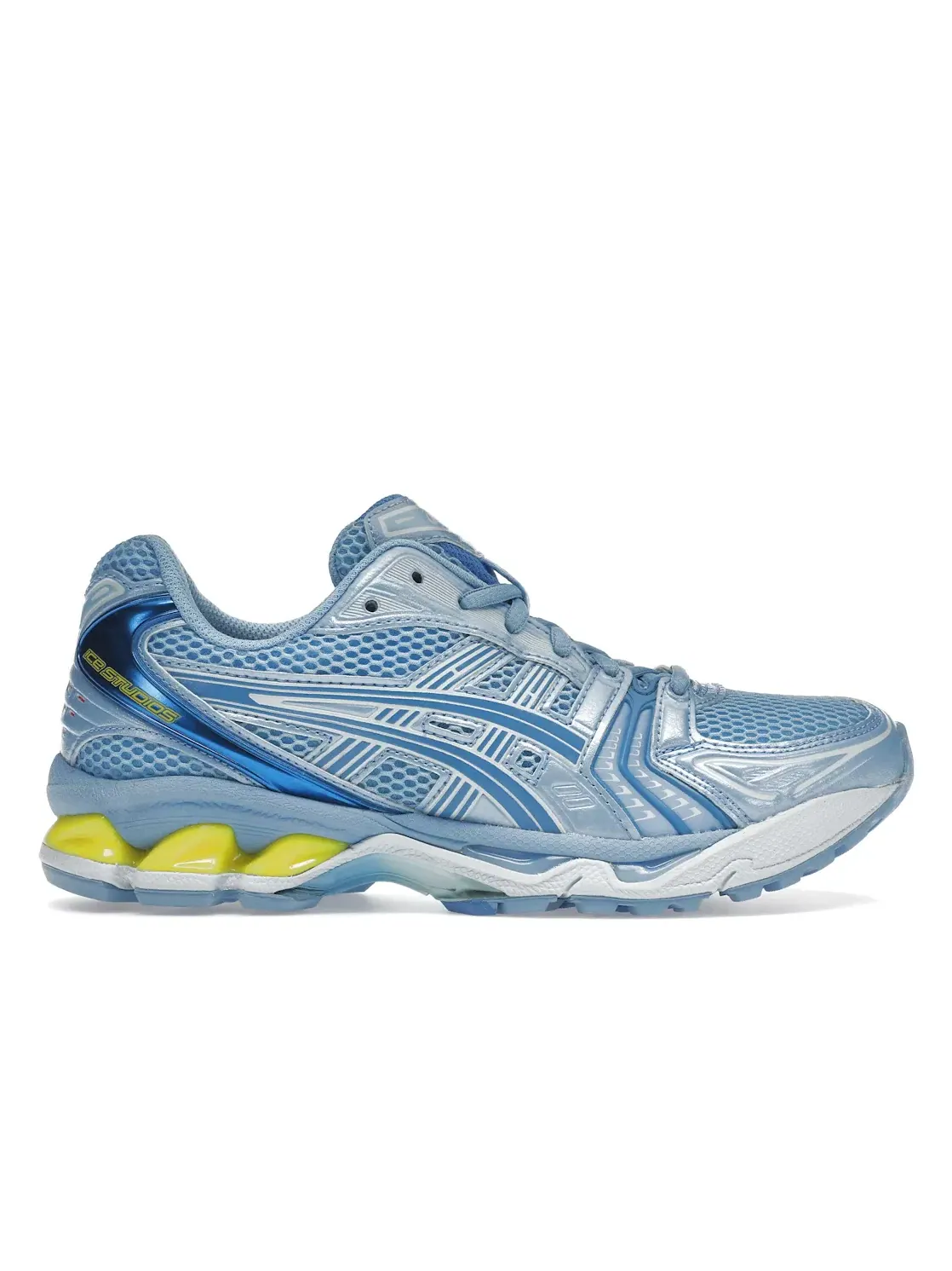 Мужские кроссовки с амортизацией Gel Kayano 14 ASICS — изображение 1 из 4, синий/желтый