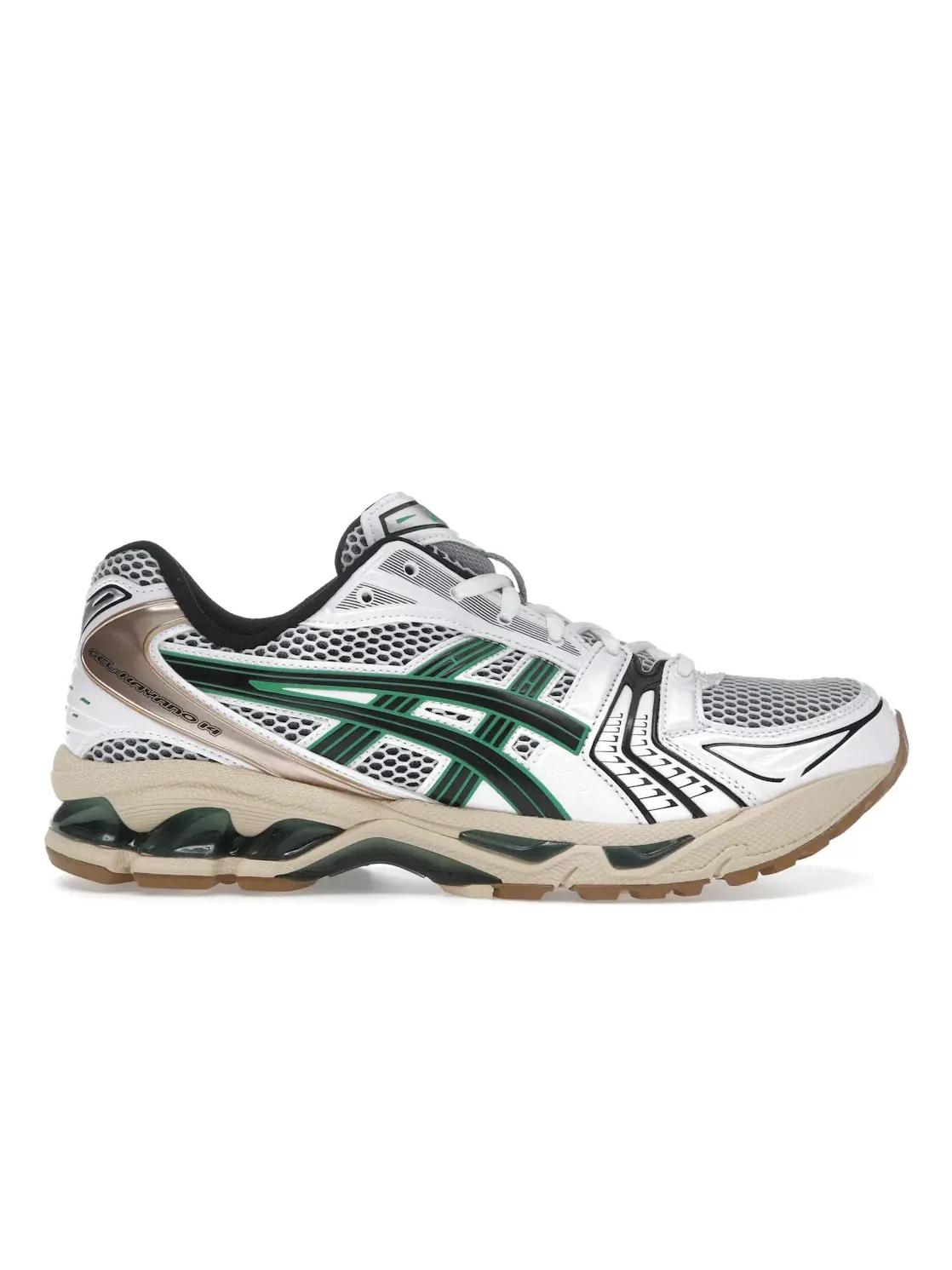 Мужские кроссовки Lifestyle с ретро-дизайном ASICS Gel-Kayano 14 — изображение 1 из 4, белый/бежевый