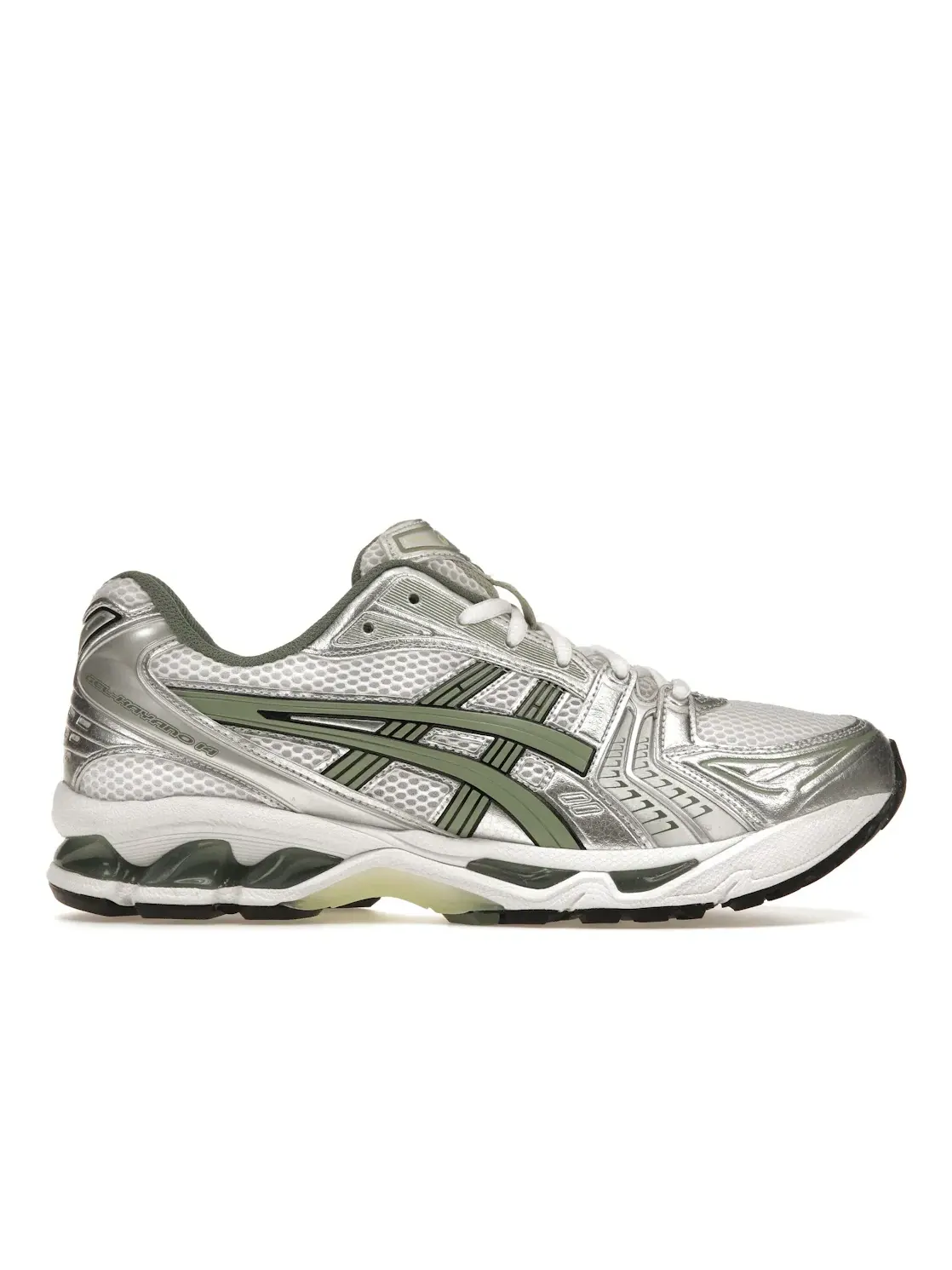 Мужские кроссовки для бега с амортизацией ASICS Gel-Kayano 14 ASICS — изображение 1 из 4, белый серый